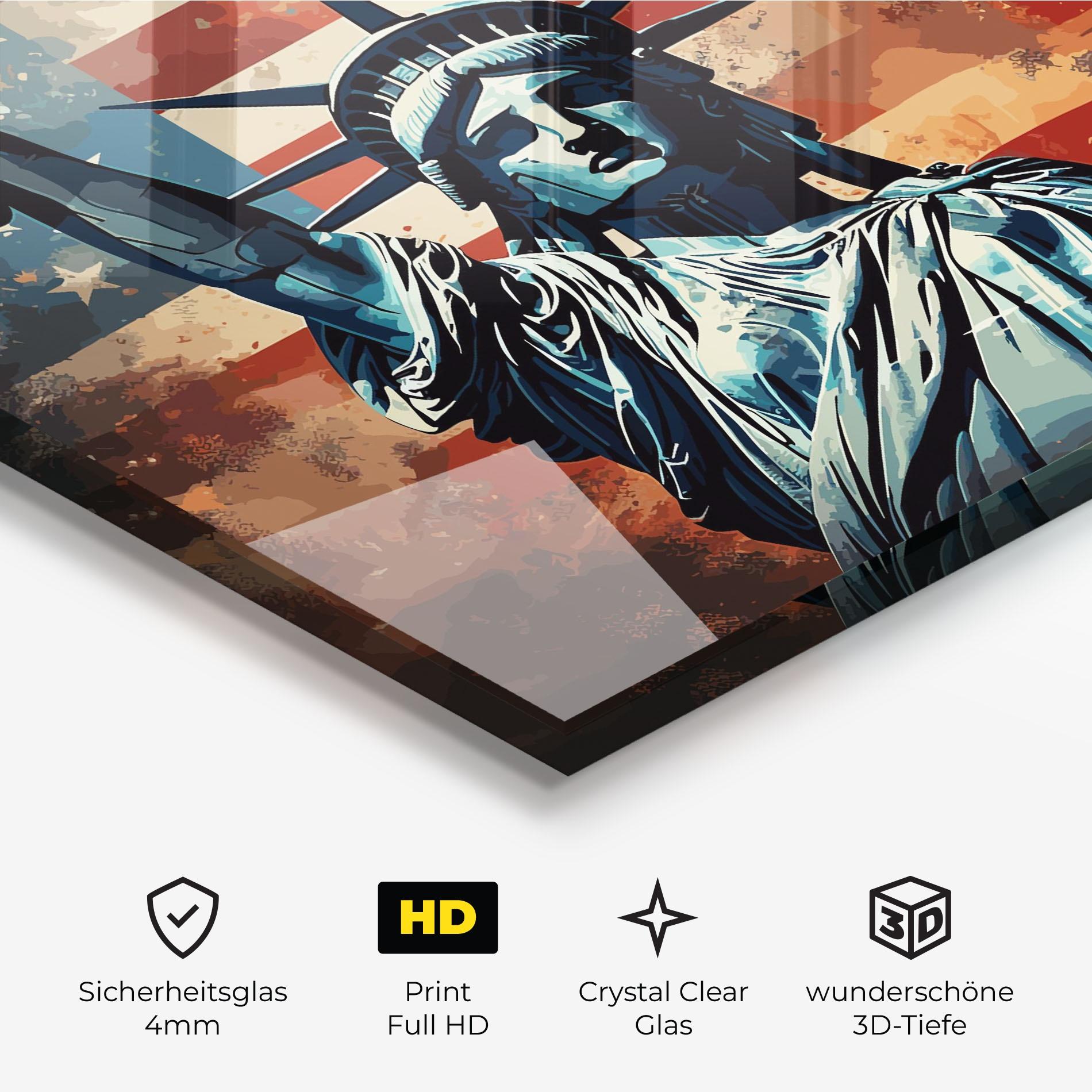 Glasbild United States Art mockup 3