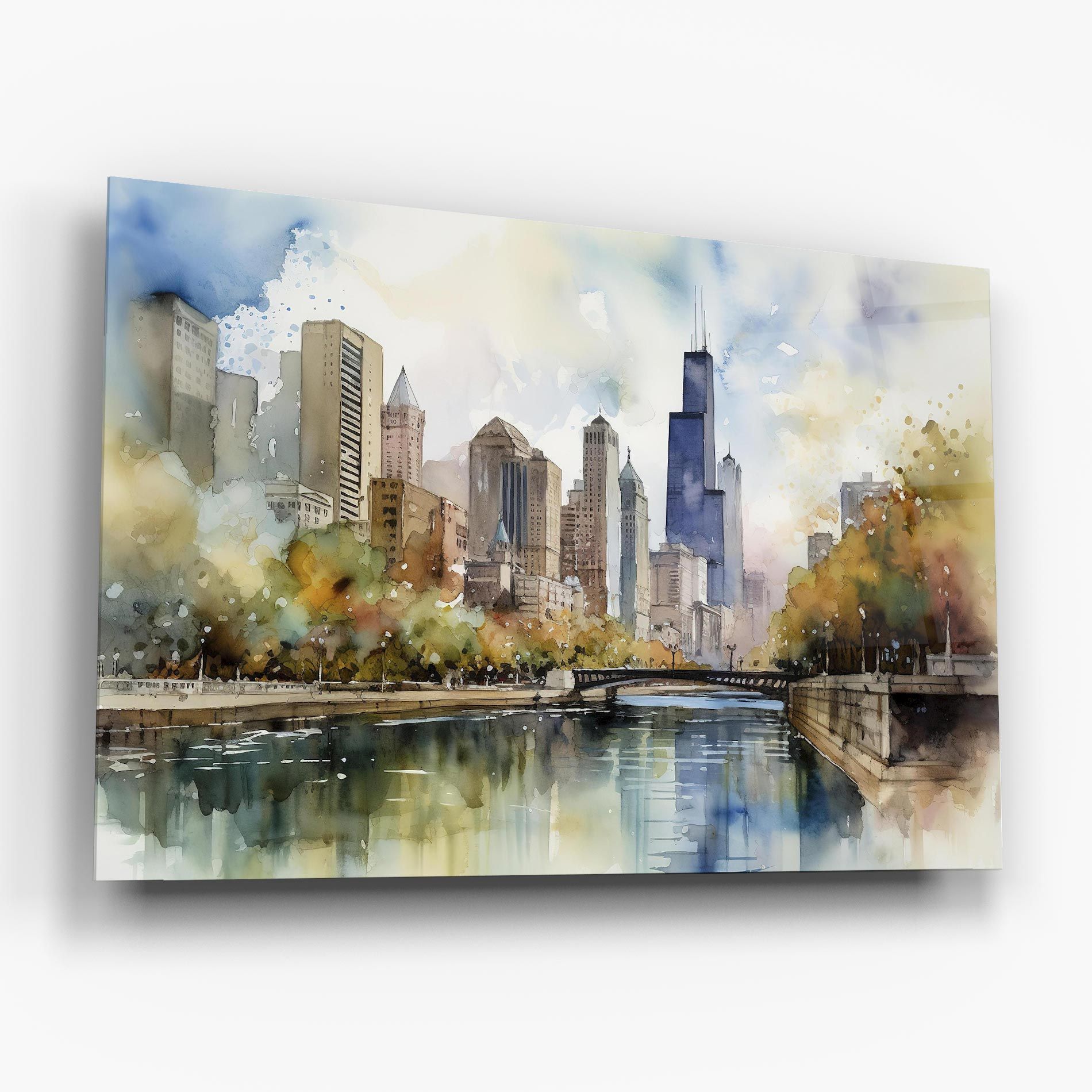 City Skyline Painting mockup 6