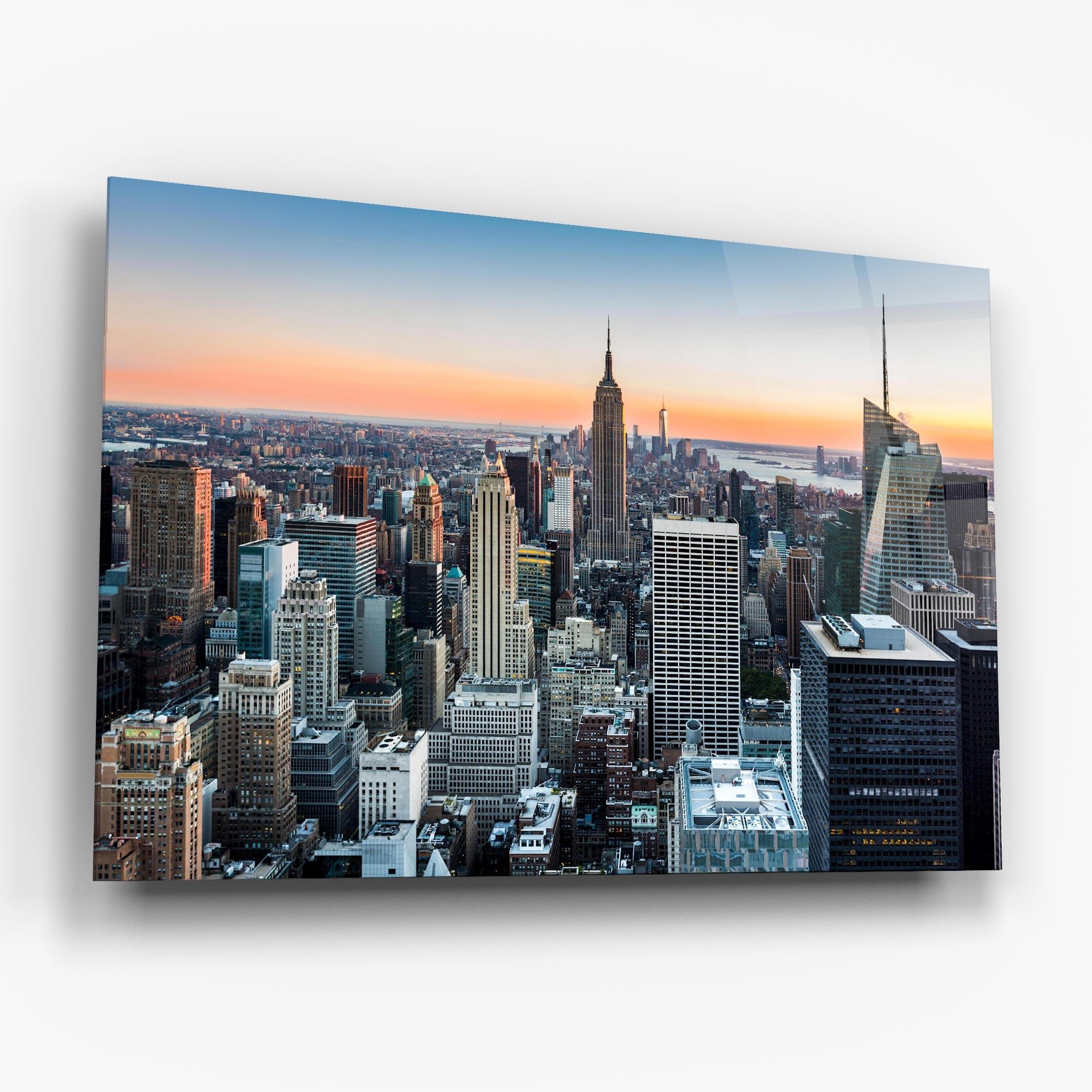 Glasbild New York Skyline mockup 6