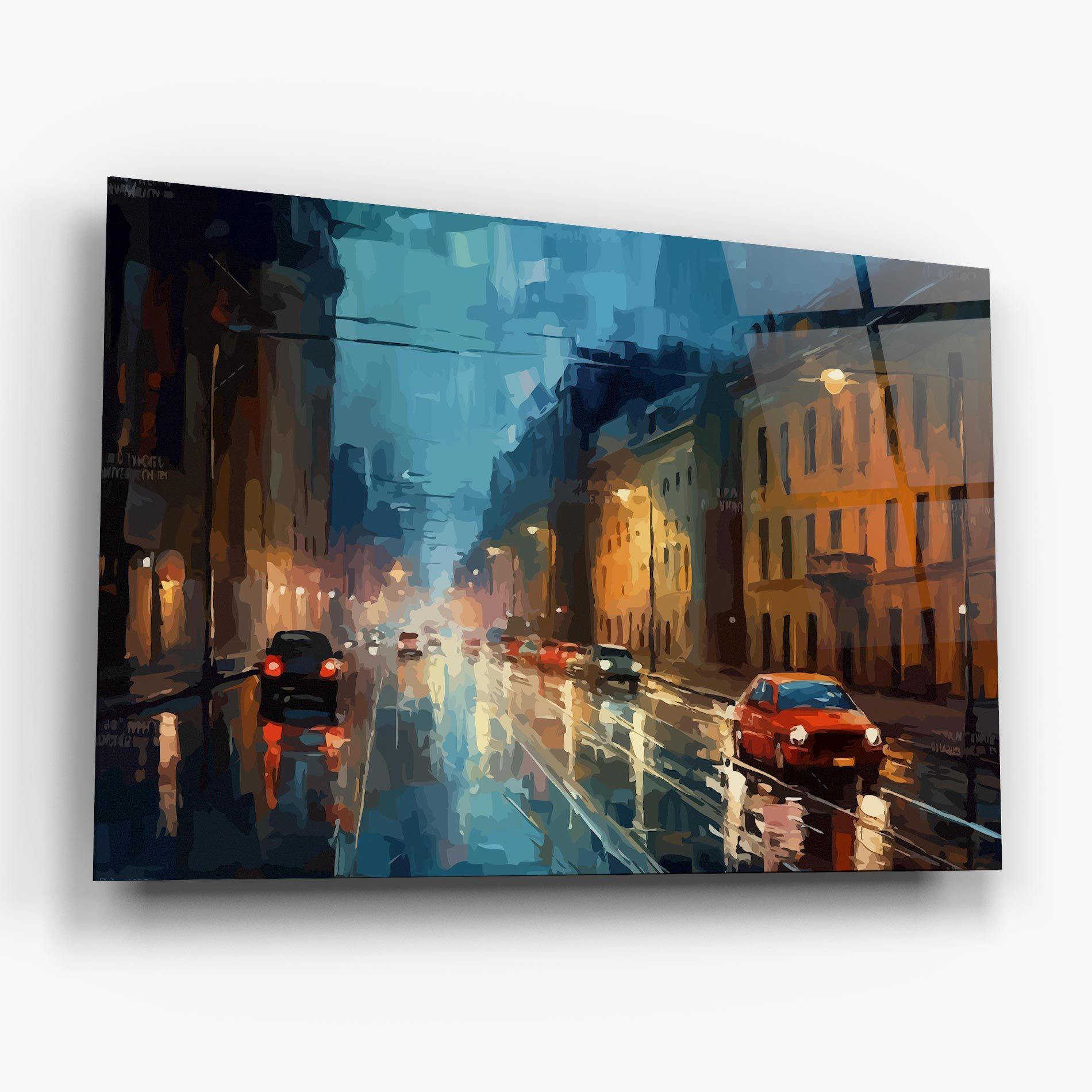 Red Car City Night mockup 6