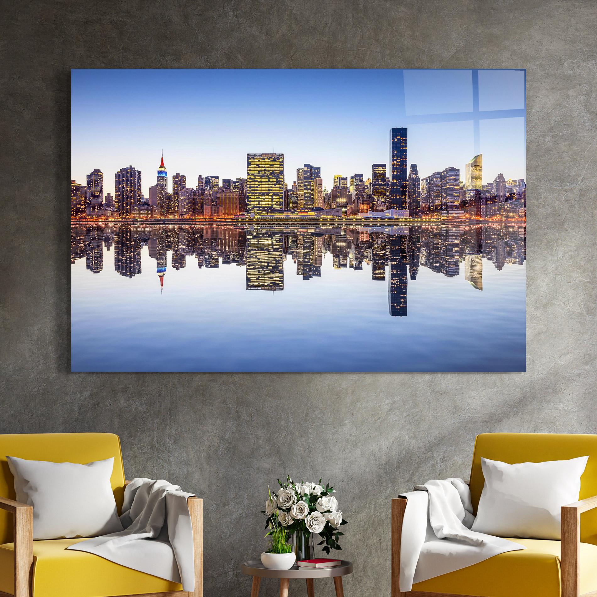 Glasbild New York City mockup 4