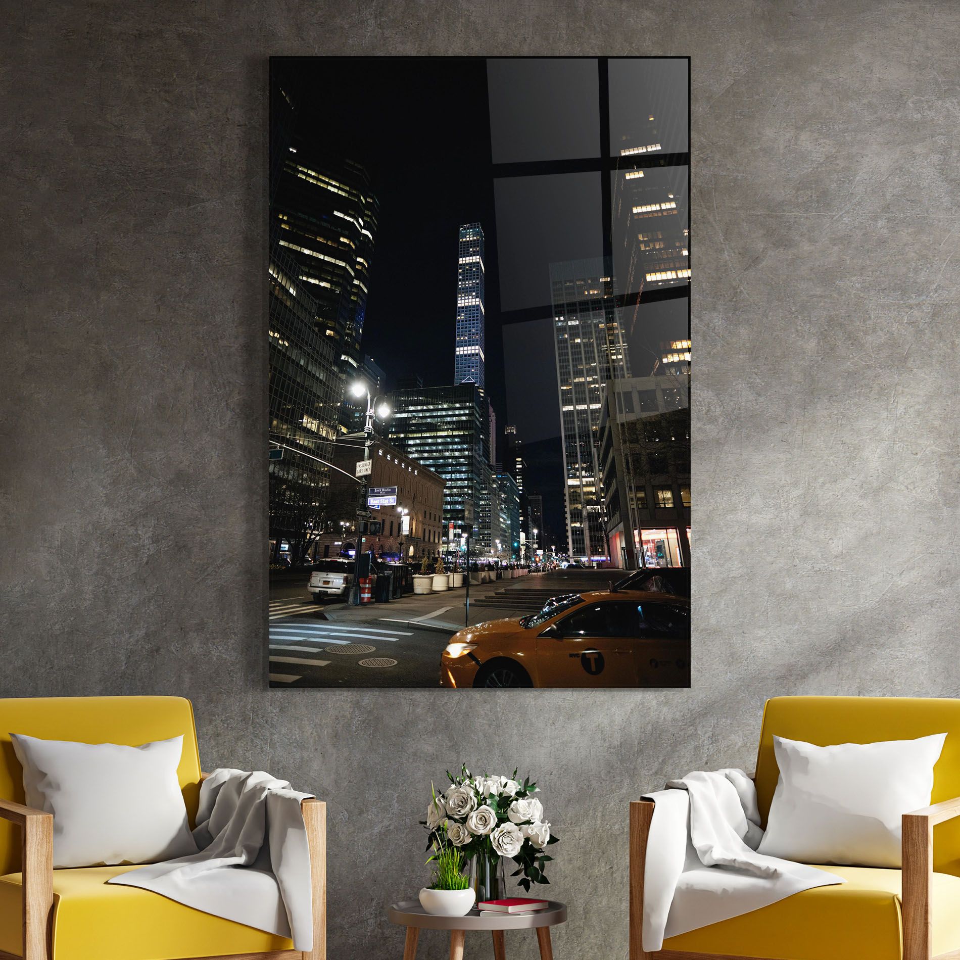 Skyline Night Light mockup 4