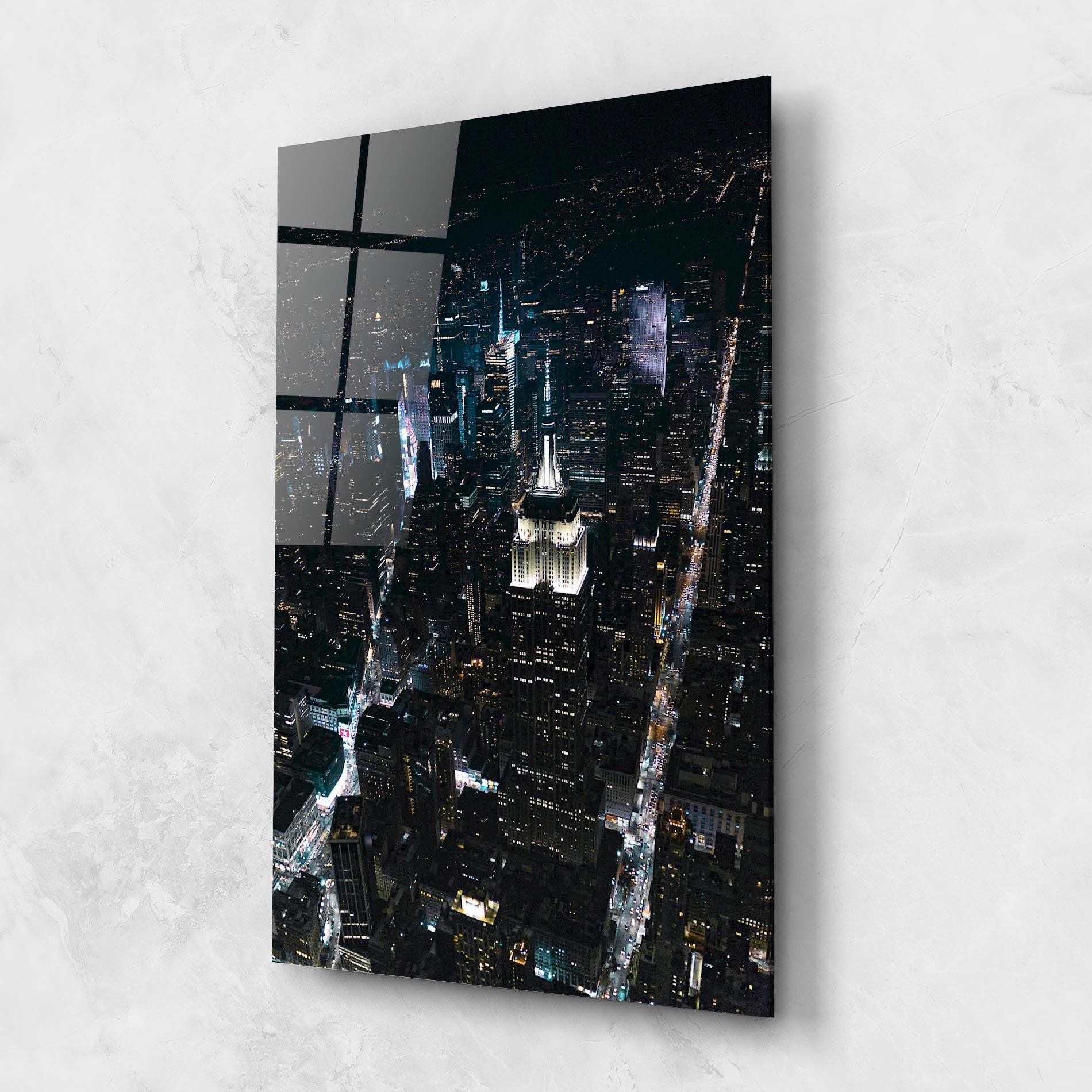 Glasbild Night Landscape mockup 1