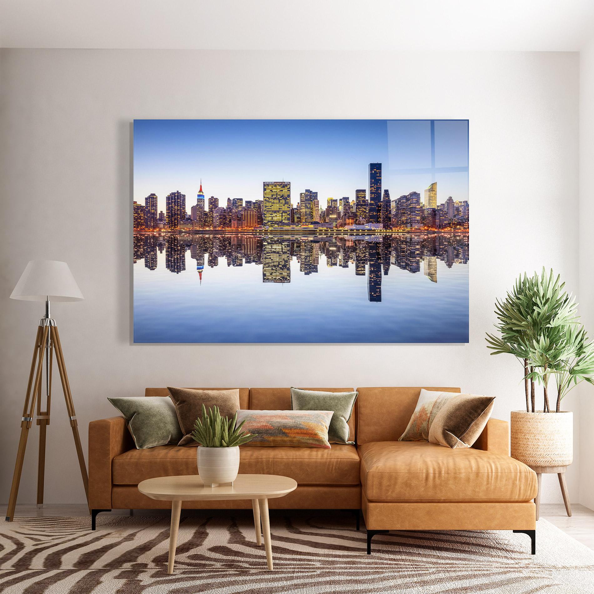 Glasbild New York City mockup 7