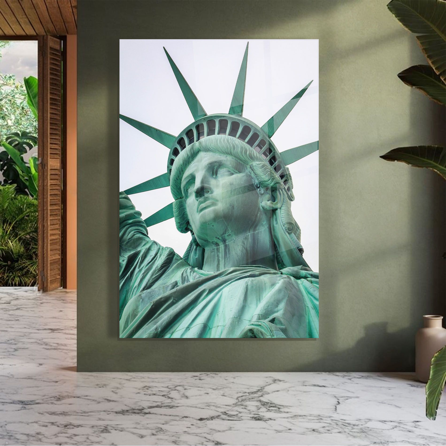 Statue Of Liberty Head mockup 7