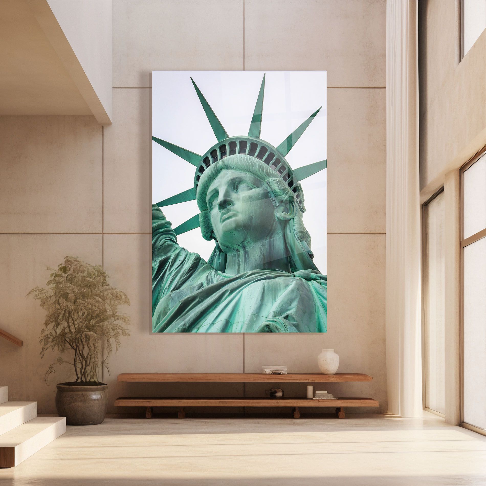 Statue Of Liberty Head mockup 8