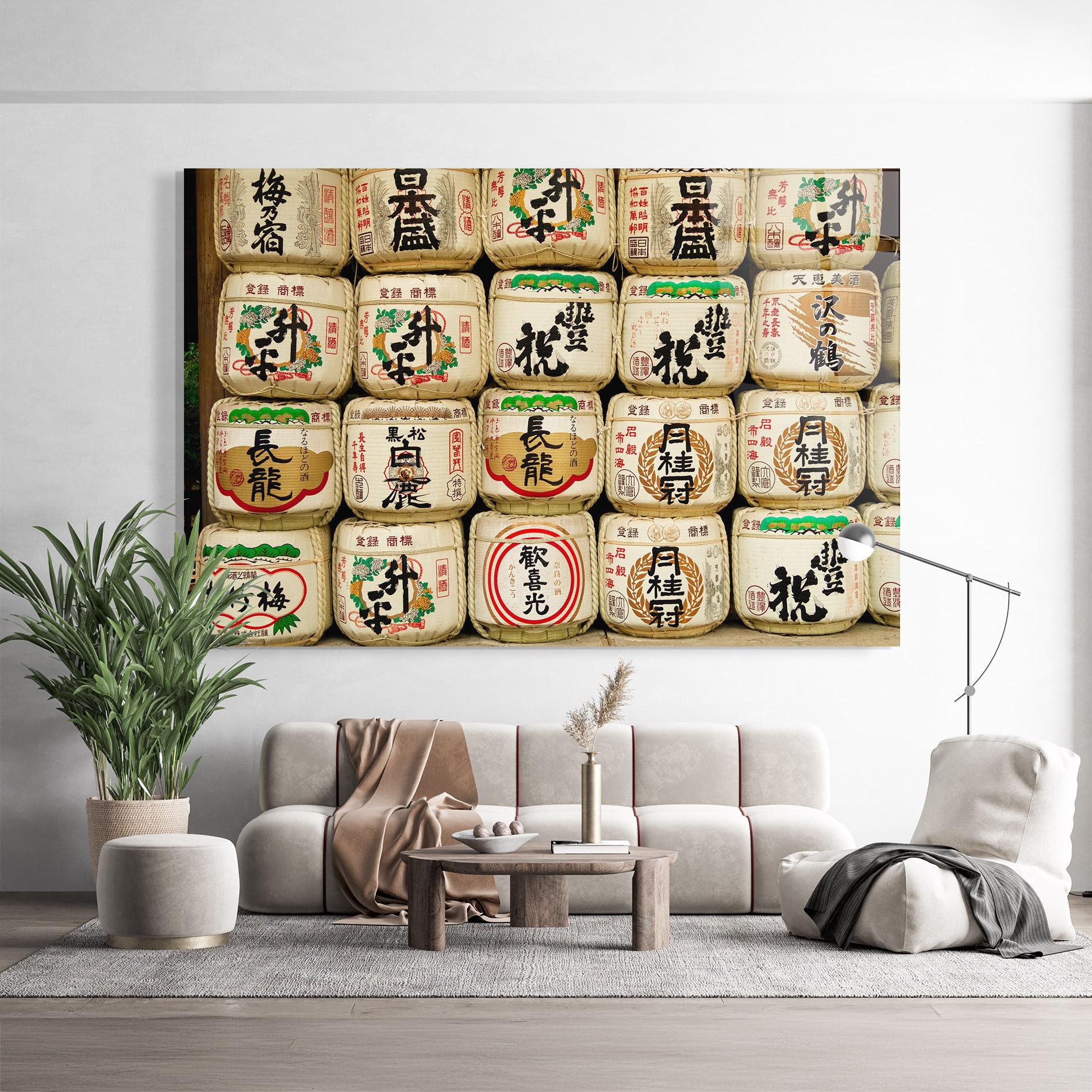 Glasbild Meiji Jingu Shrine mockup 9