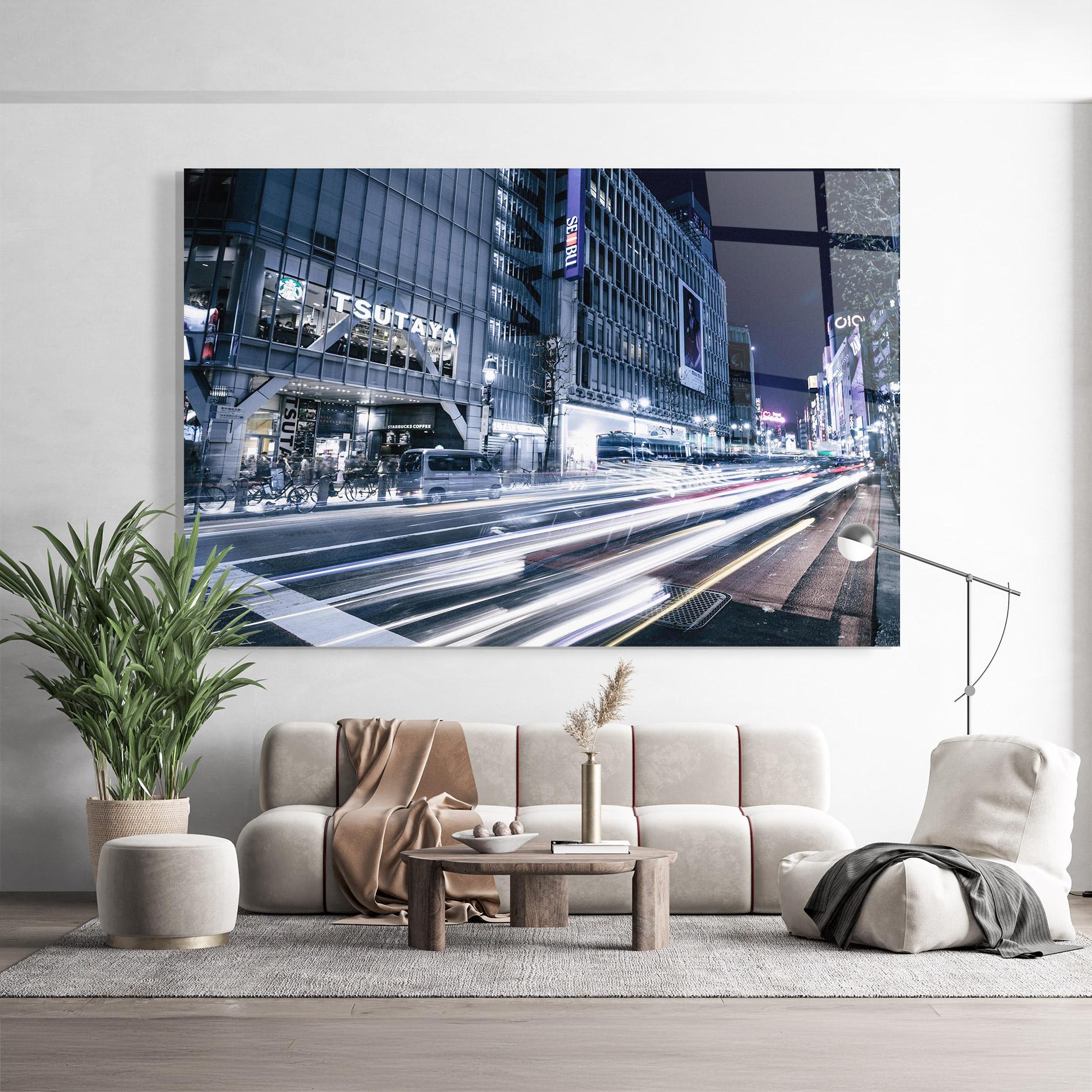 Glasbild Road Traffic mockup 9