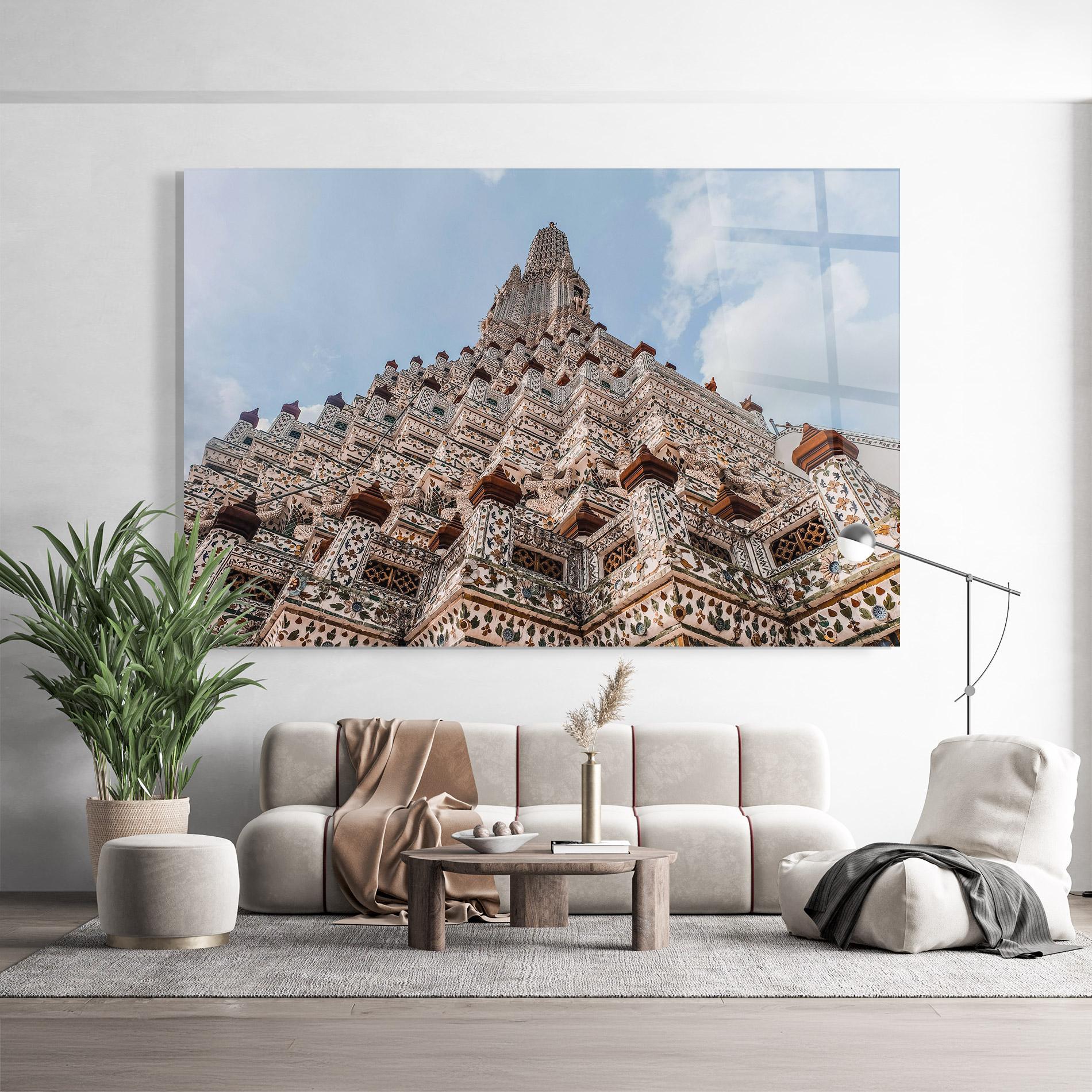 Glasbild Temple Of Dawn mockup 9