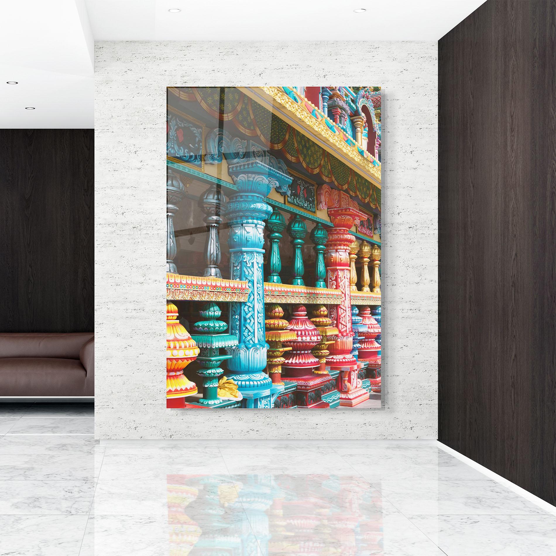 Glasbild Batu Caves mockup 9