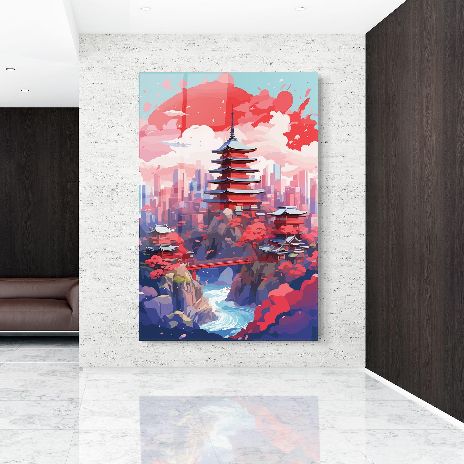 Glasbild City Style Art mockup 9