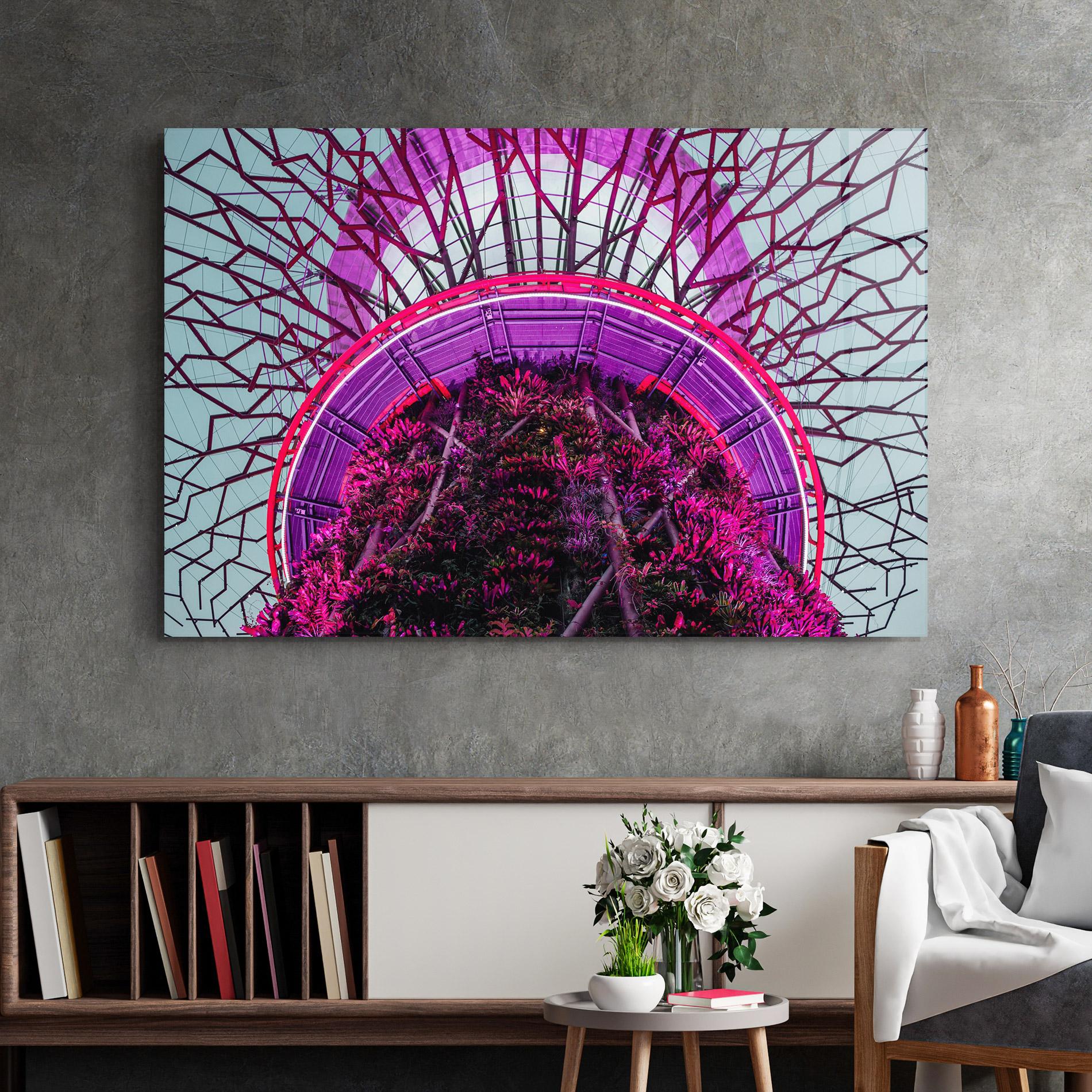 Glasbild Supertree Grove mockup 2