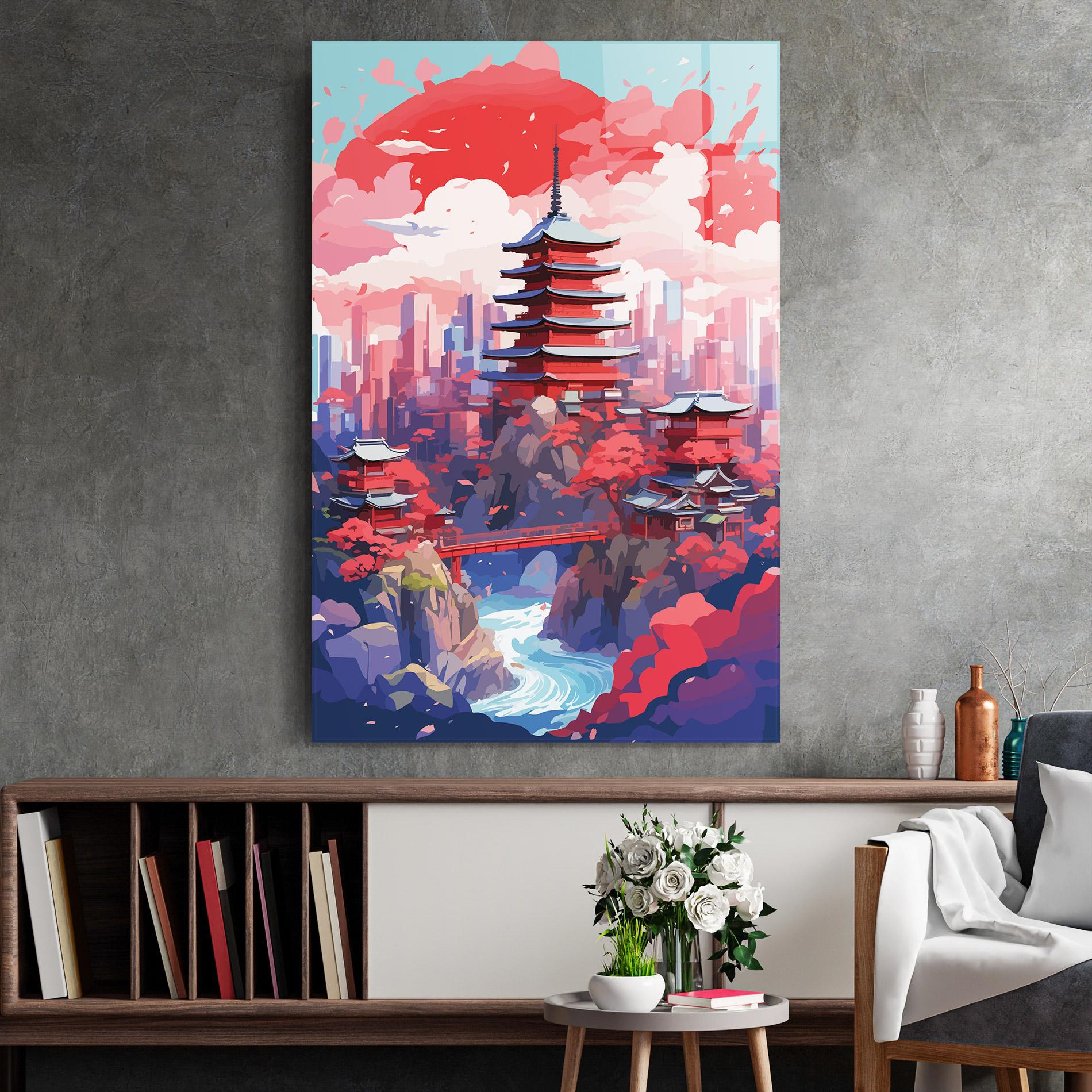 Glasbild City Style Art mockup 2