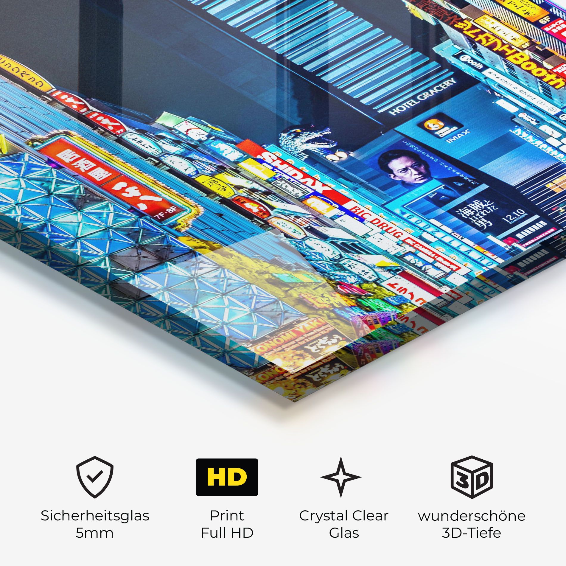 Colorful City Lights mockup 3