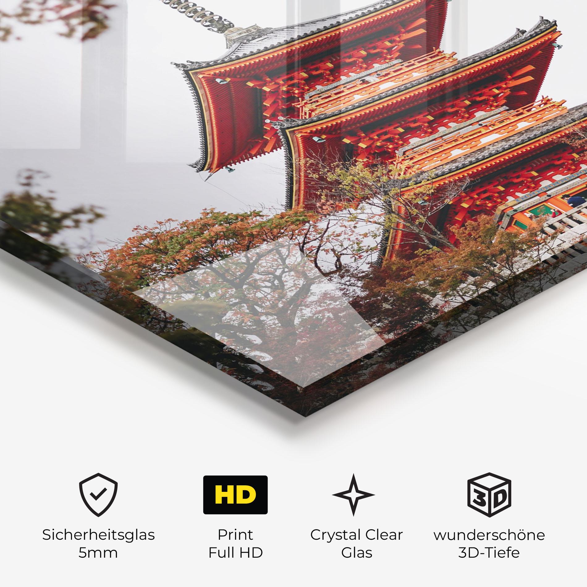 Glasbild Kiyomizu Dera mockup 3