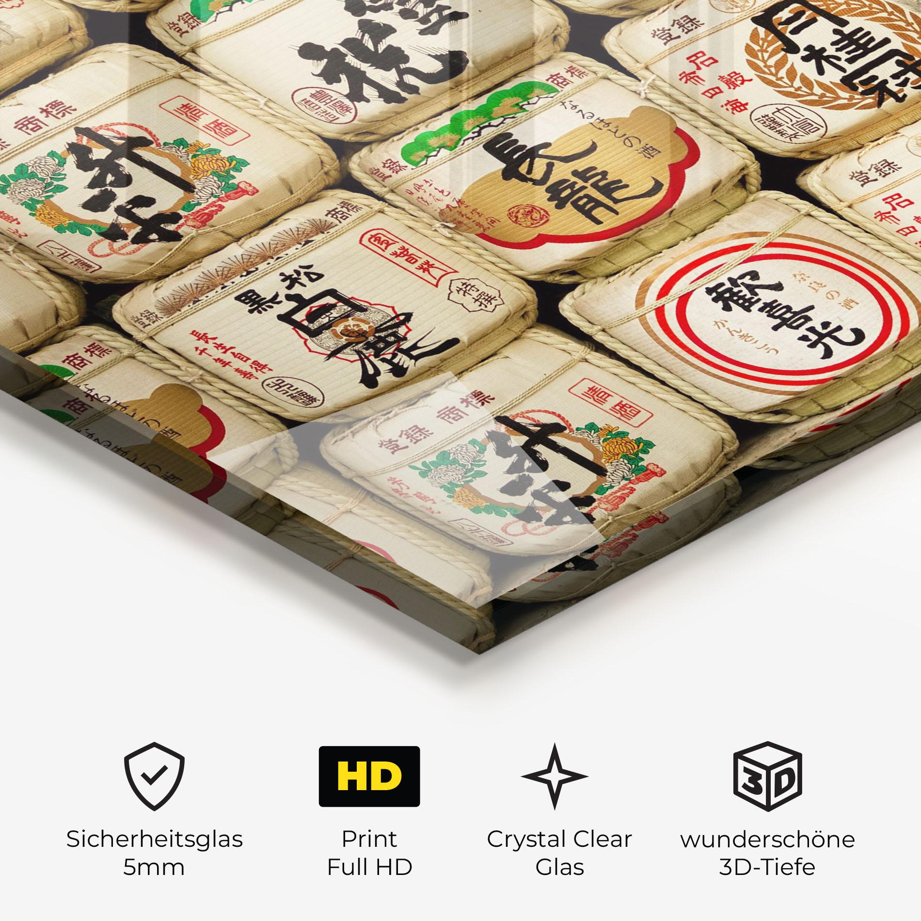 Glasbild Meiji Jingu Shrine mockup 3