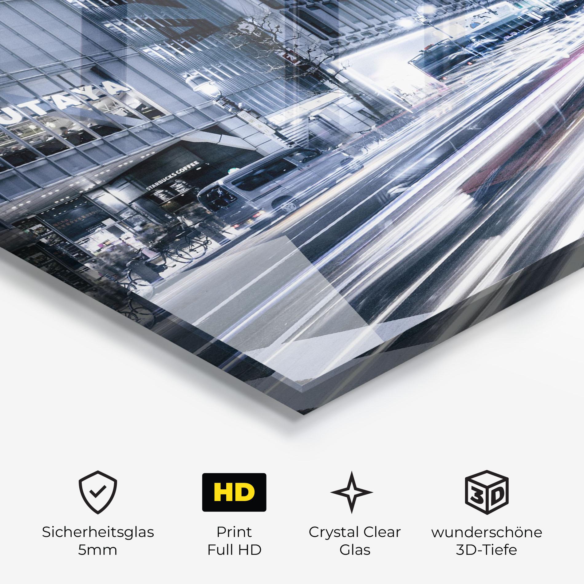 Glasbild Road Traffic mockup 3