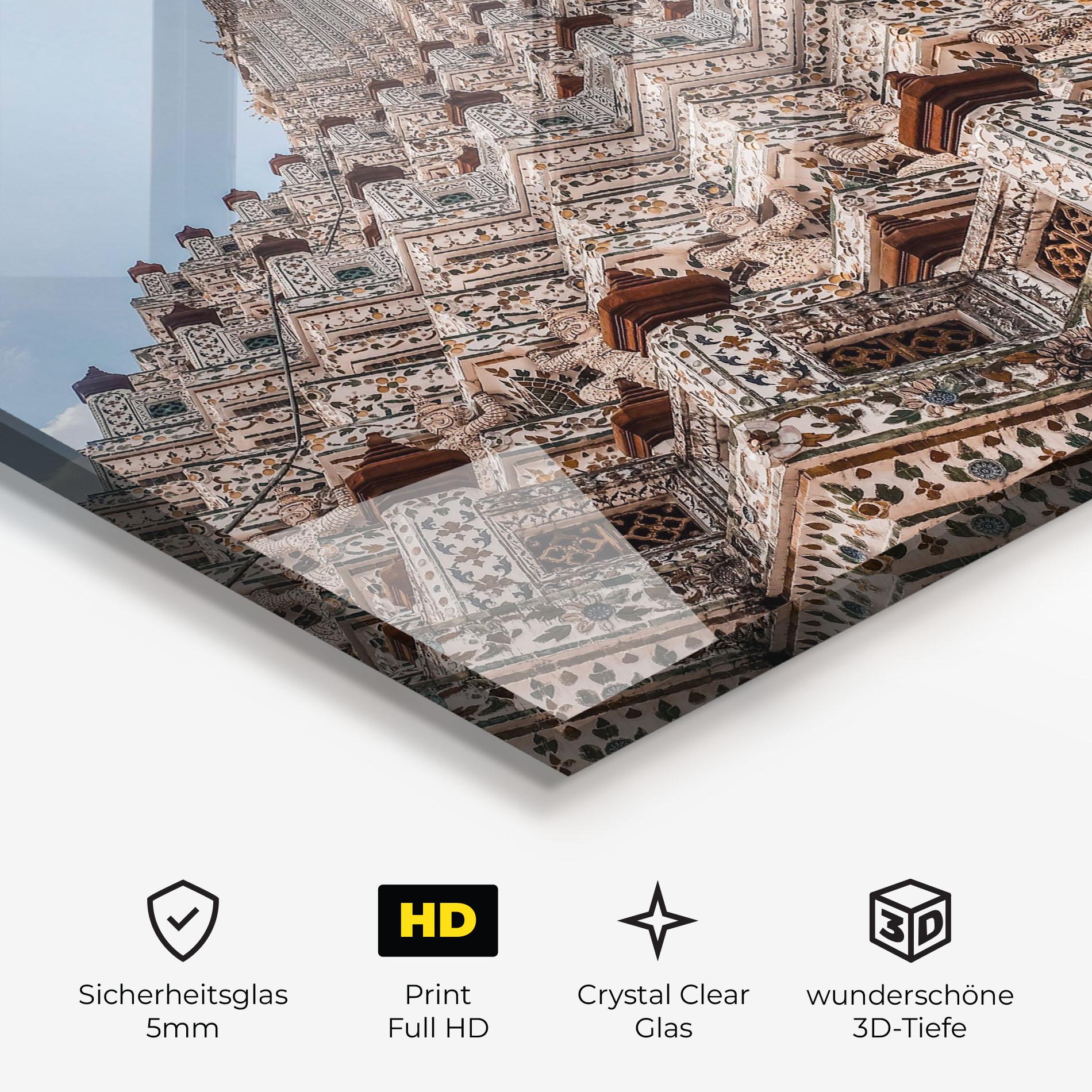 Glasbild Temple Of Dawn mockup 3