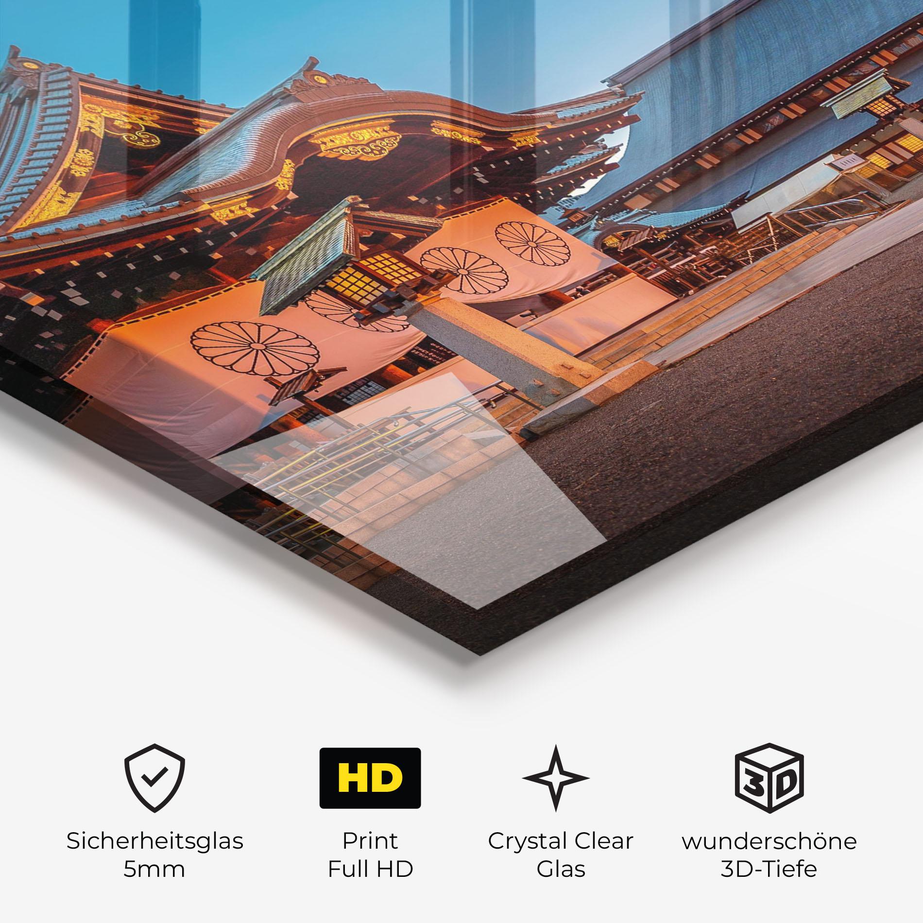 Glasbild Yasukuni Jinja mockup 3