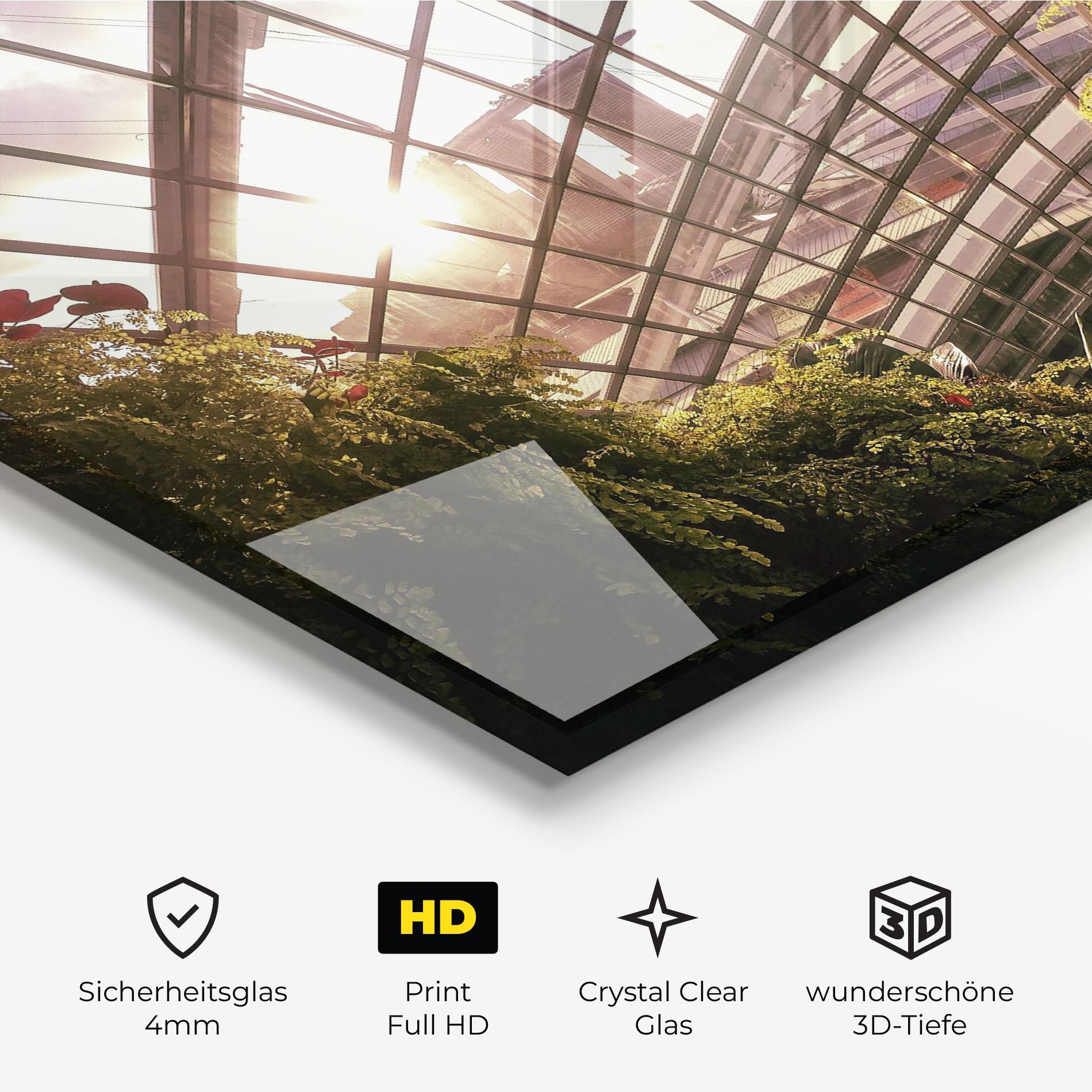 Glasbild Cloud Forest mockup 3