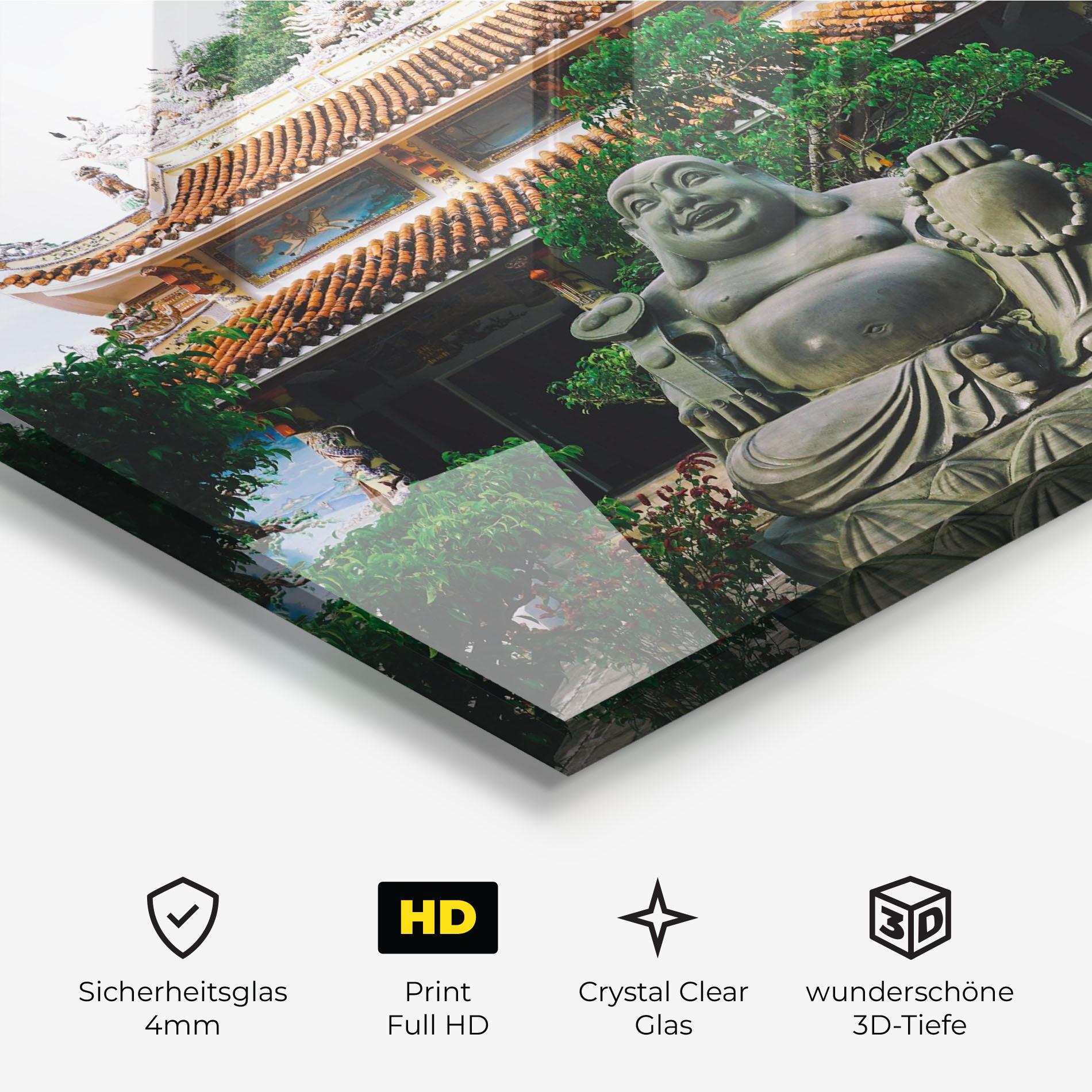 Glasbild Danang S Marble mockup 3