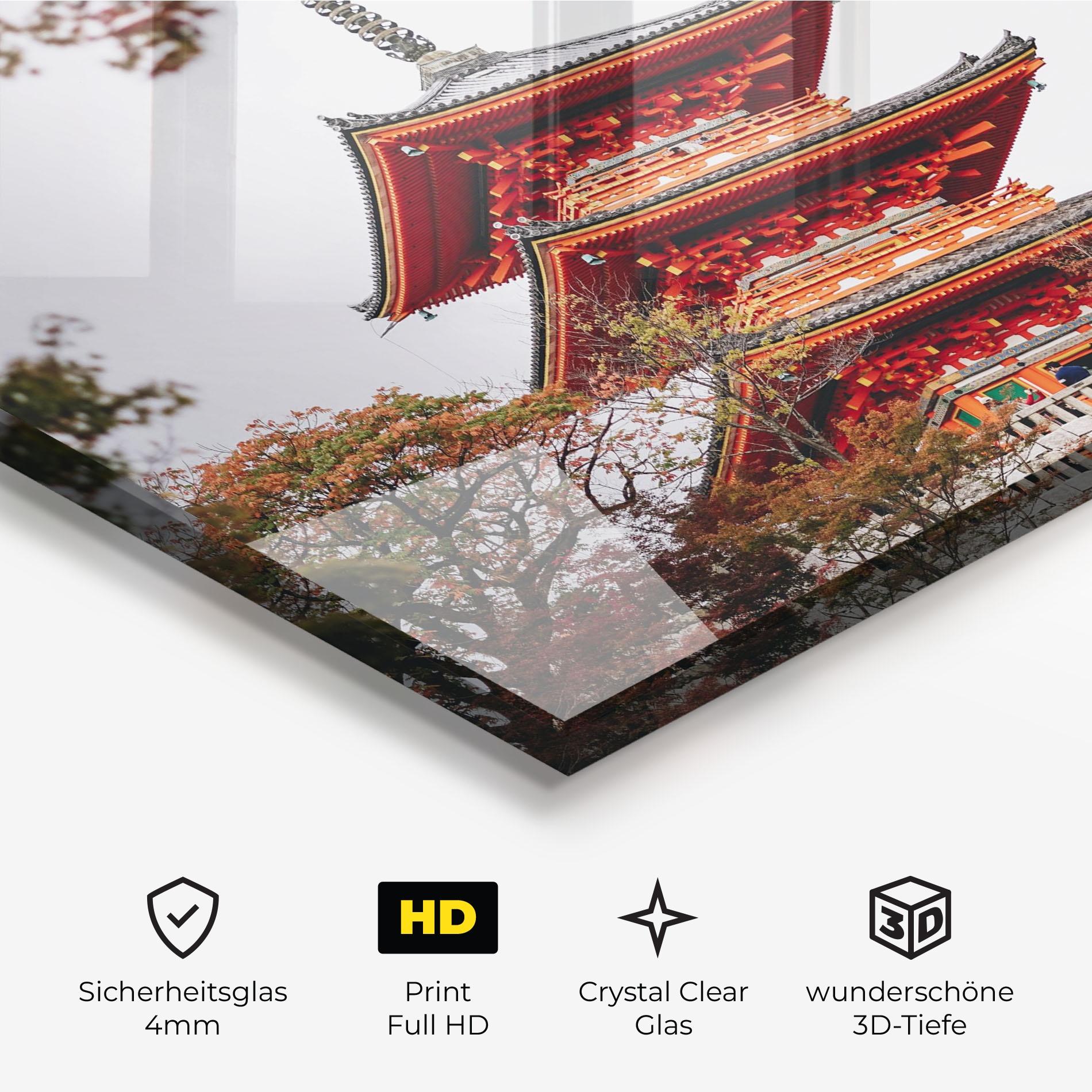 Glasbild Kiyomizu Dera mockup 3