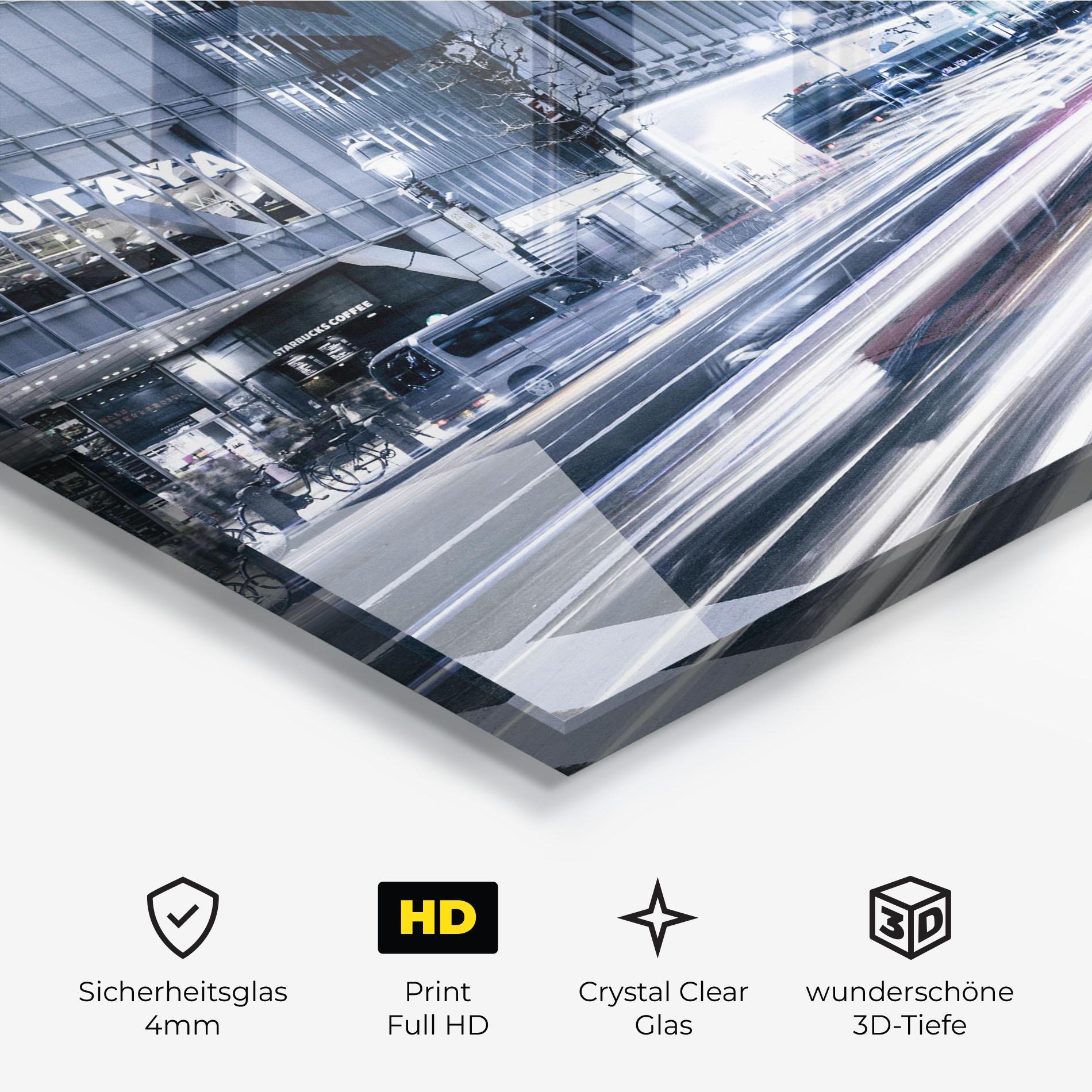 Glasbild Road Traffic mockup 3