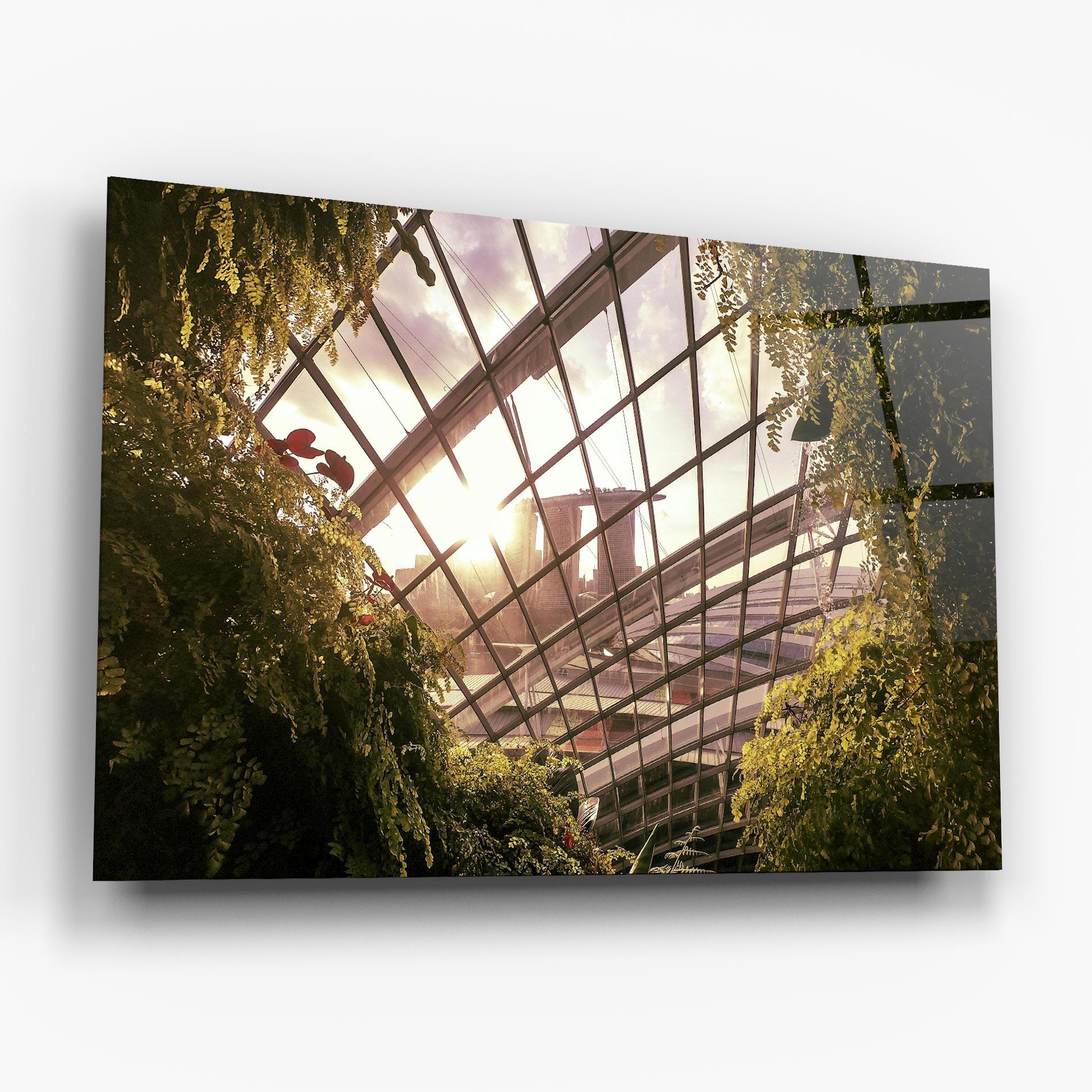 Glasbild Cloud Forest mockup 6