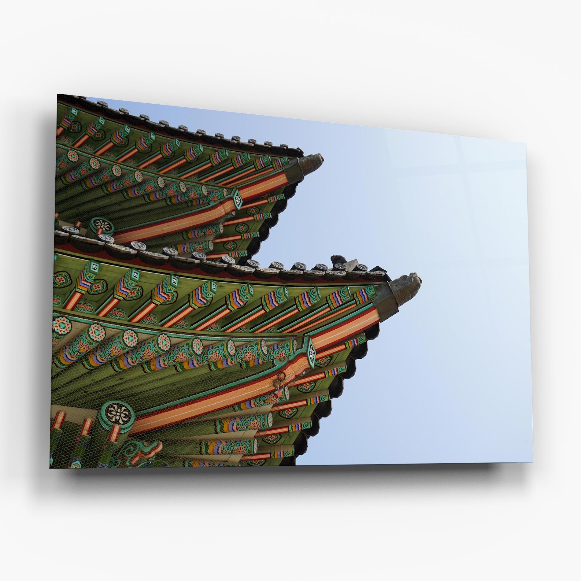 Glasbild Gyeongbokgung View mockup 6