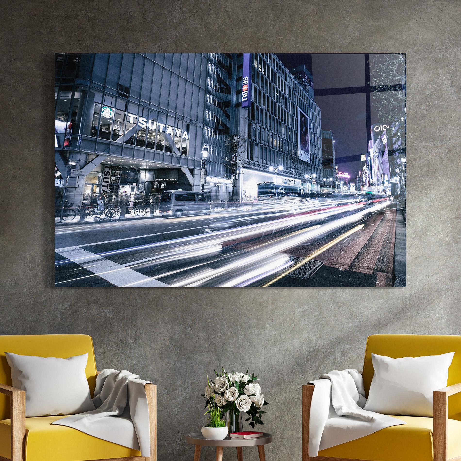 Glasbild Road Traffic mockup 4