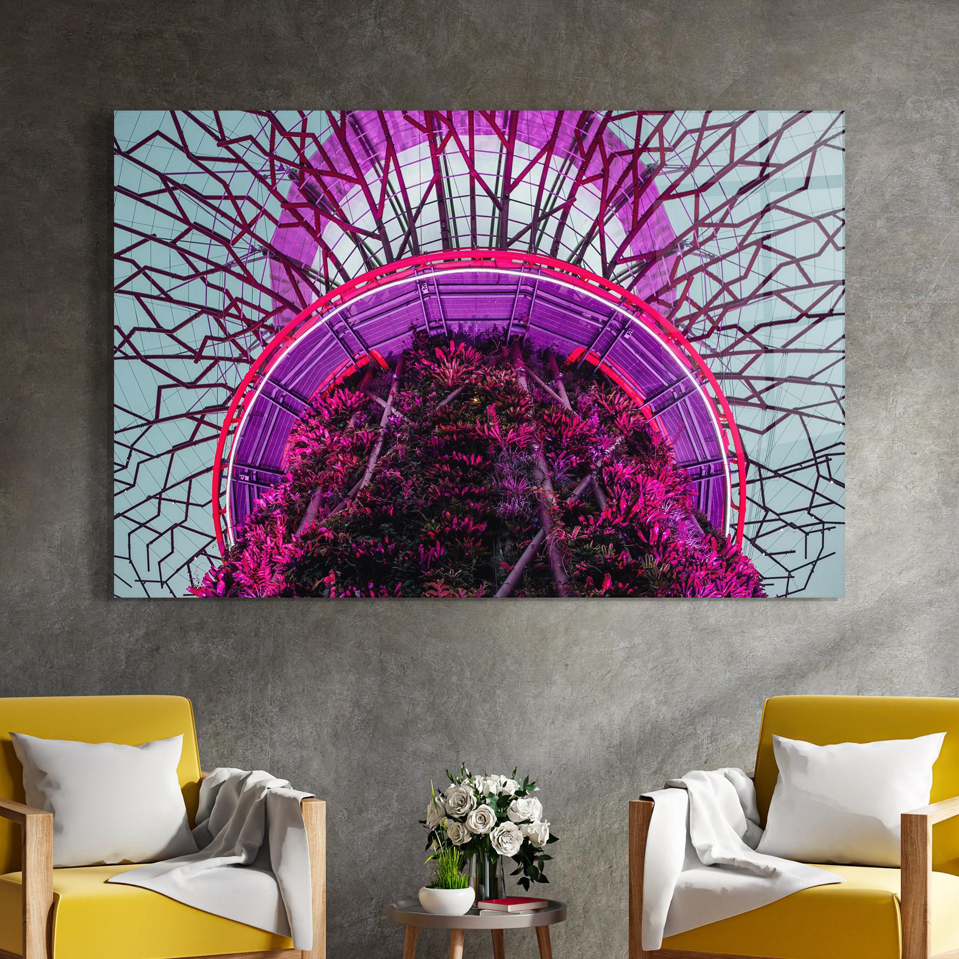 Glasbild Supertree Grove mockup 4