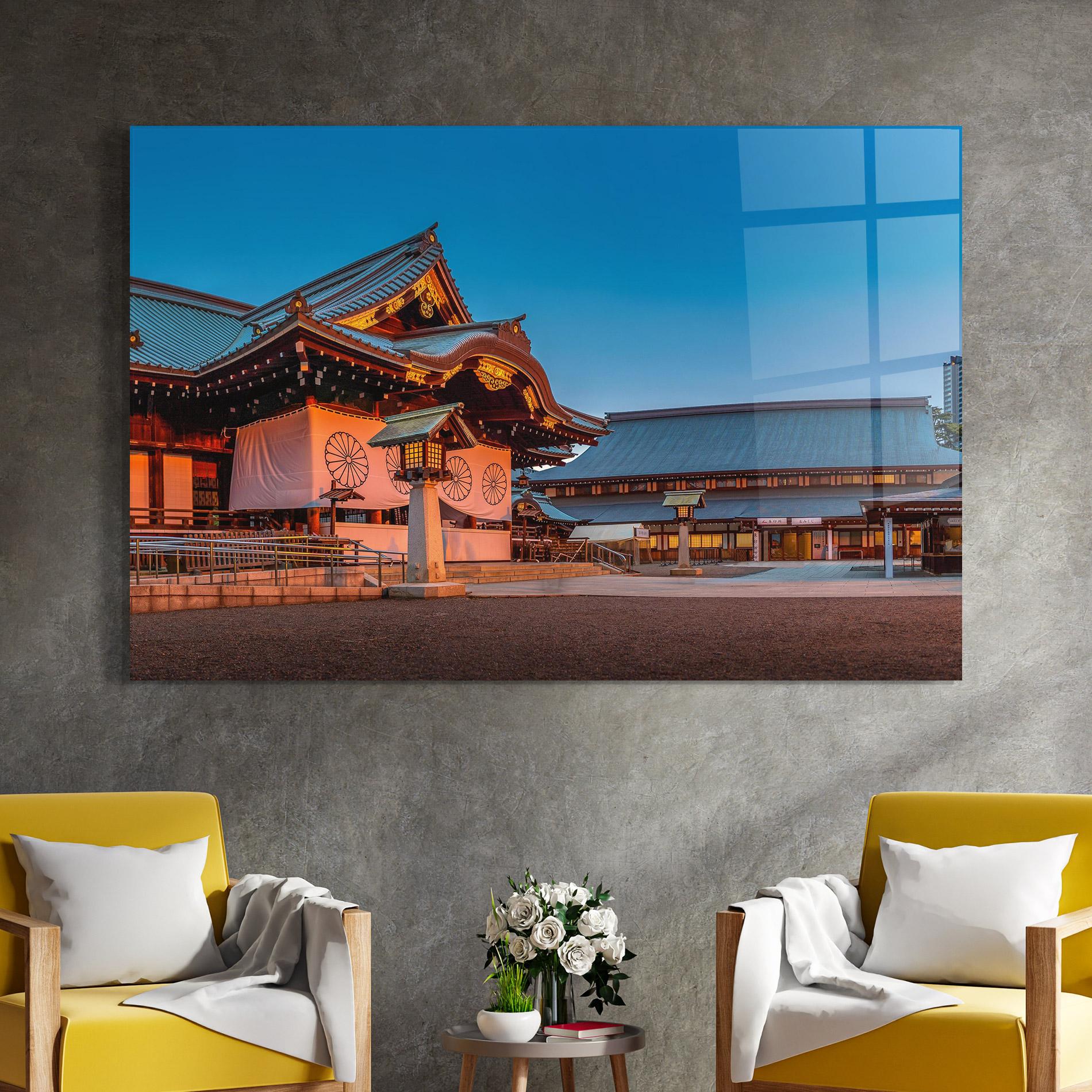 Glasbild Yasukuni Jinja mockup 4