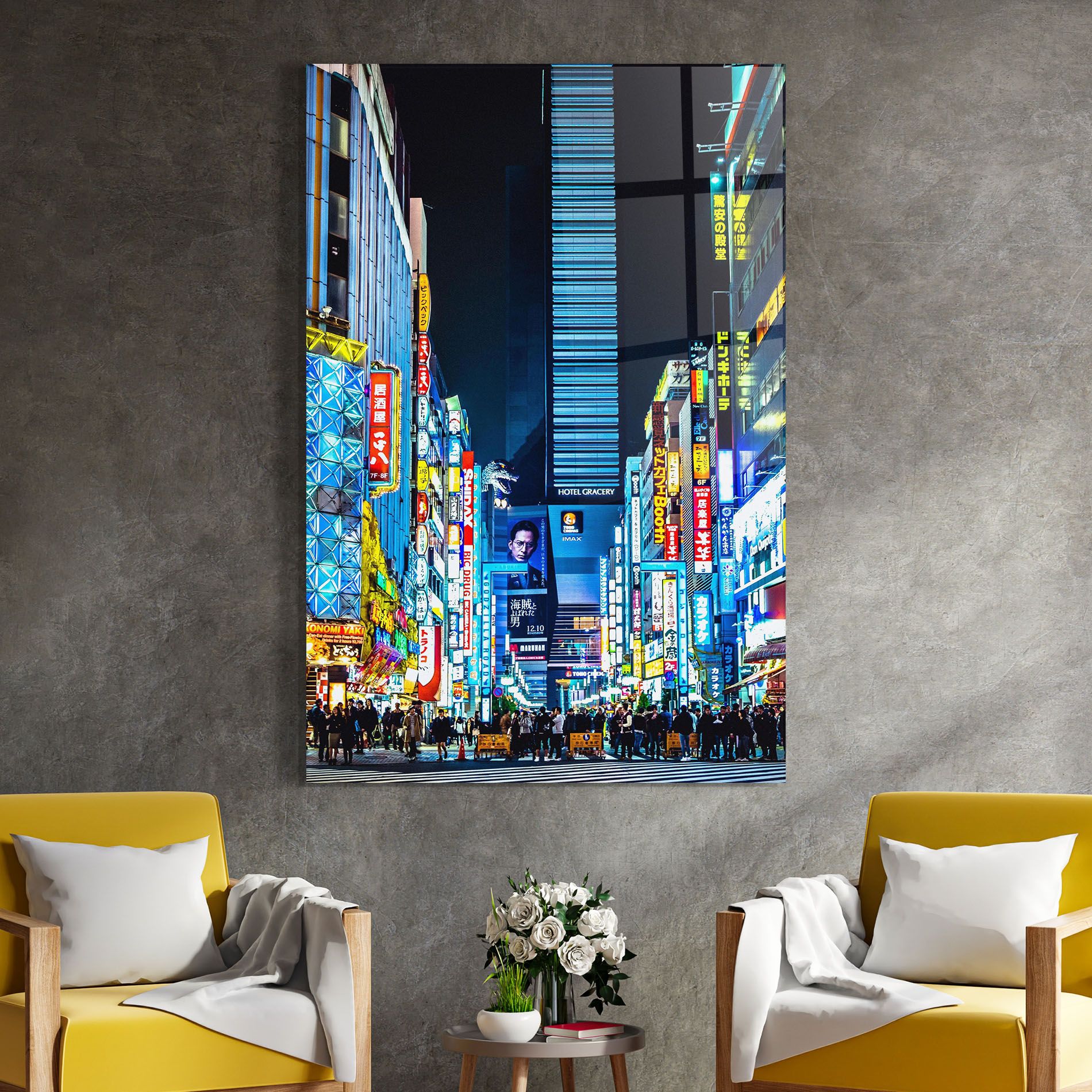 Colorful City Lights mockup 4