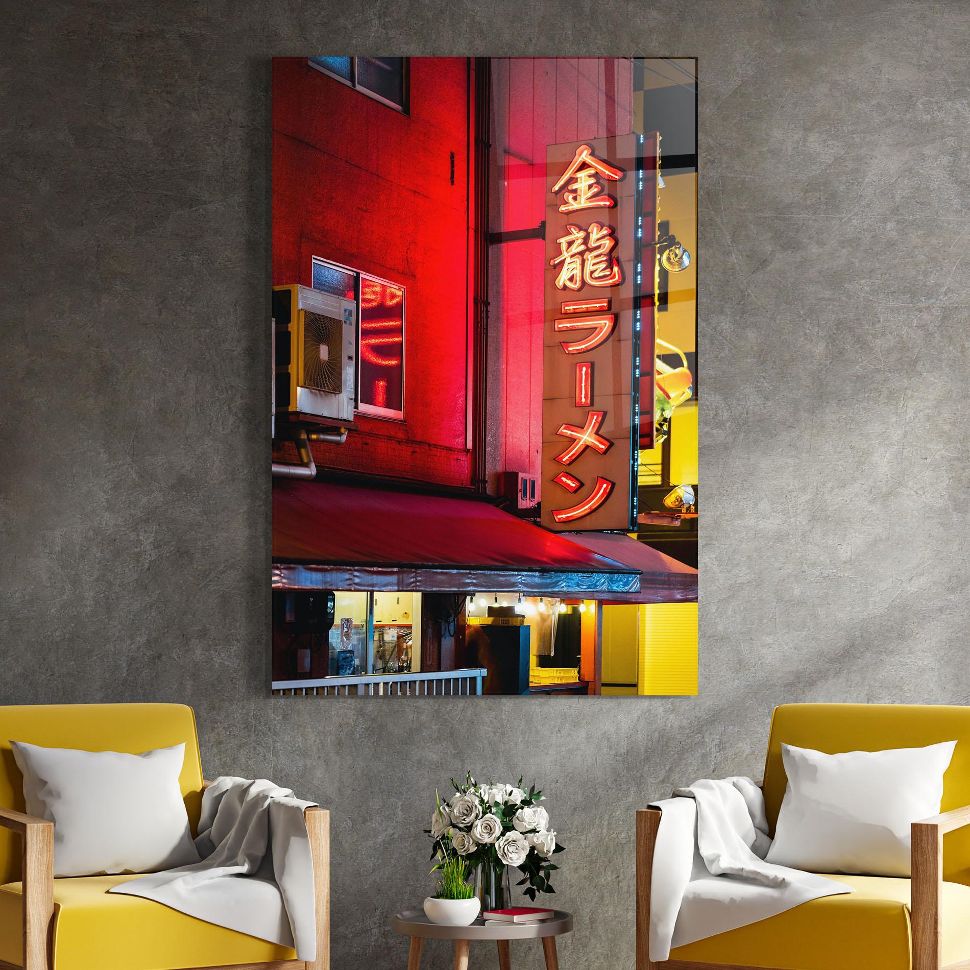 Glasbild Ramen Restaurant mockup 4