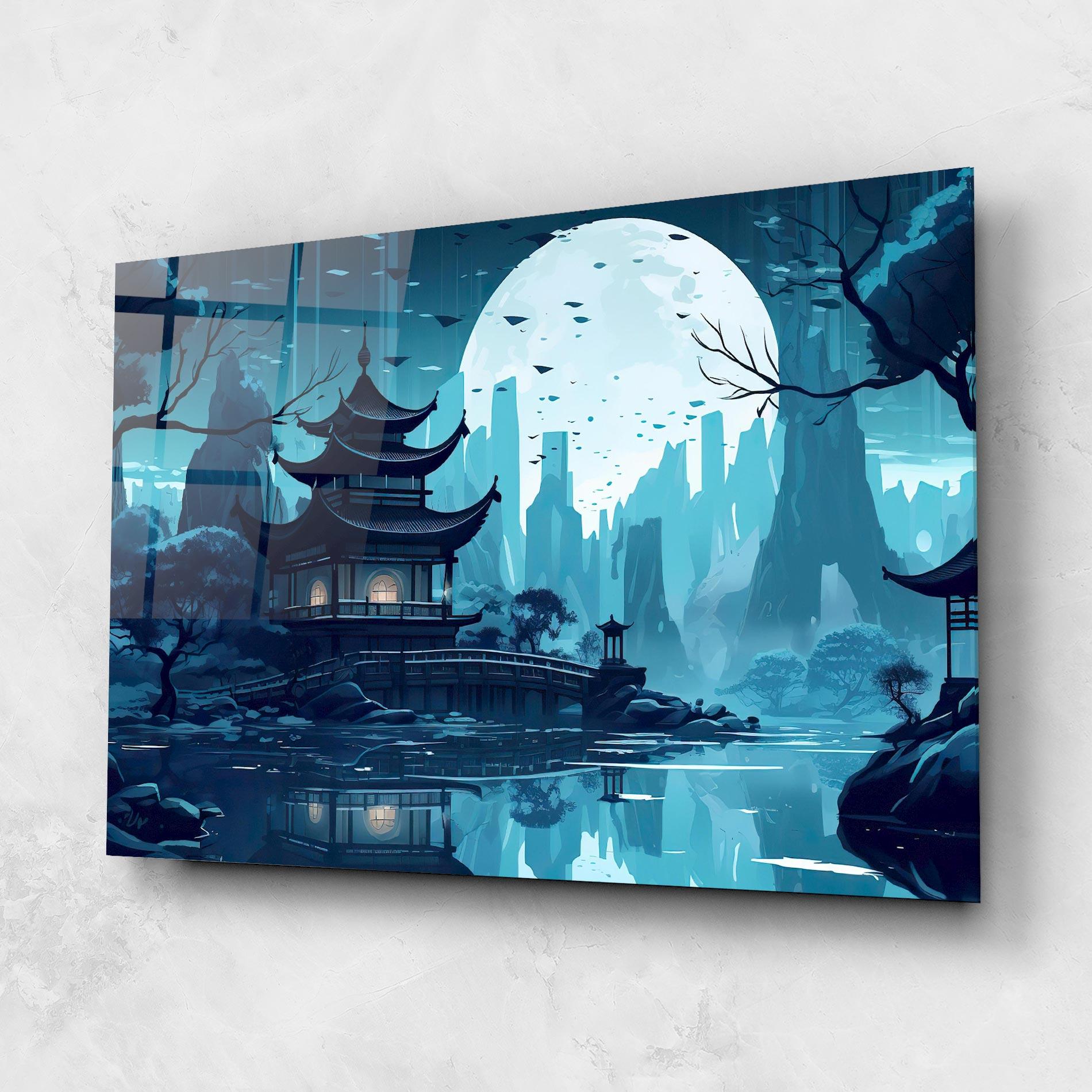 Glasbild Chinese Cartoon mockup 1
