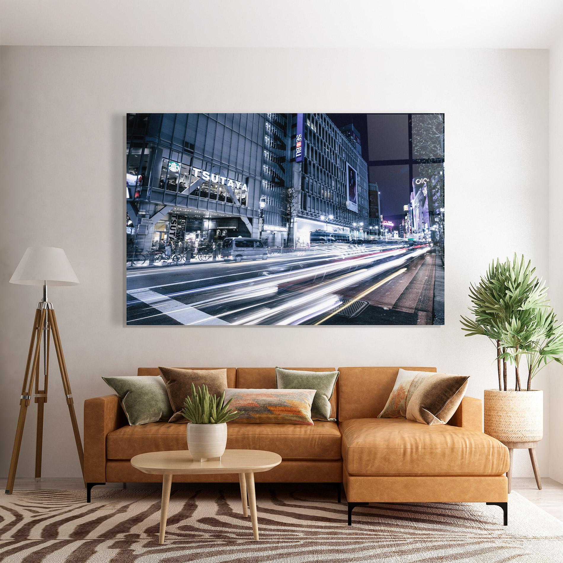 Glasbild Road Traffic mockup 7