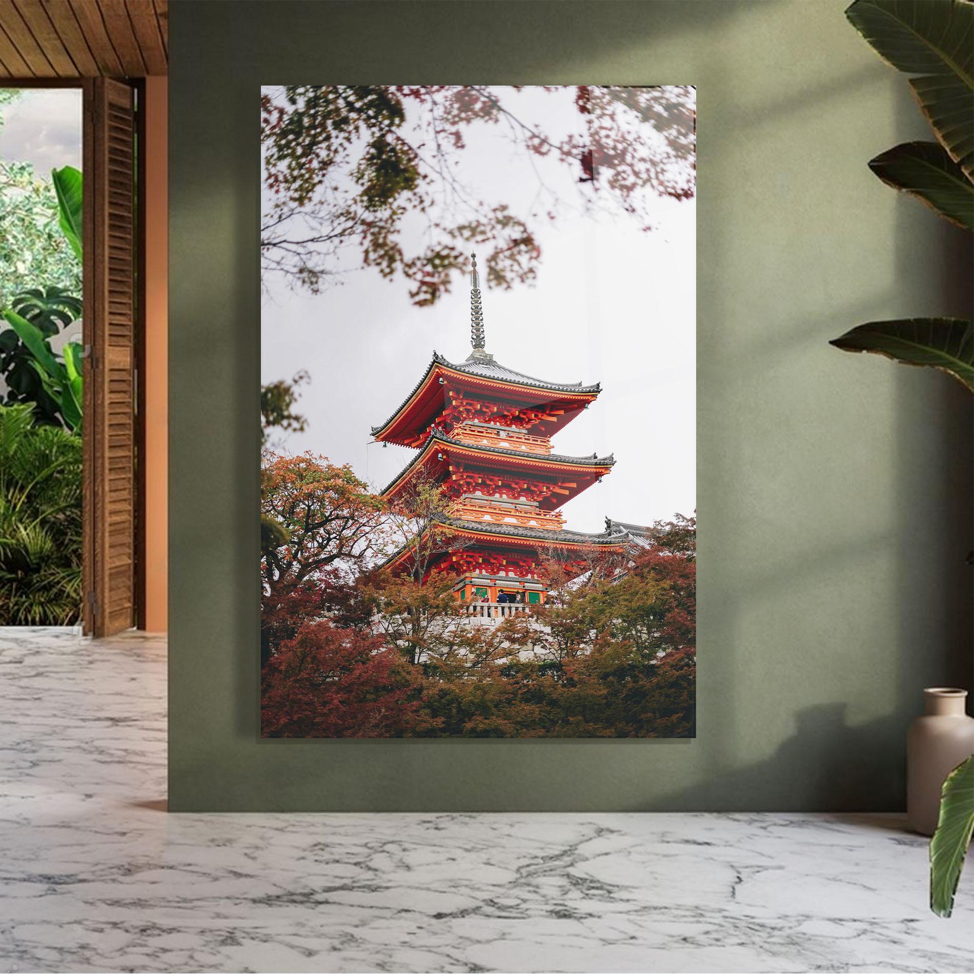 Glasbild Kiyomizu Dera mockup 7