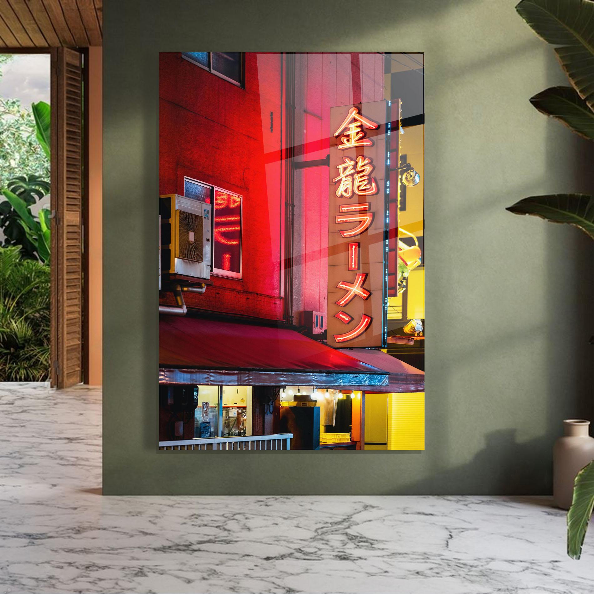 Glasbild Ramen Restaurant mockup 7