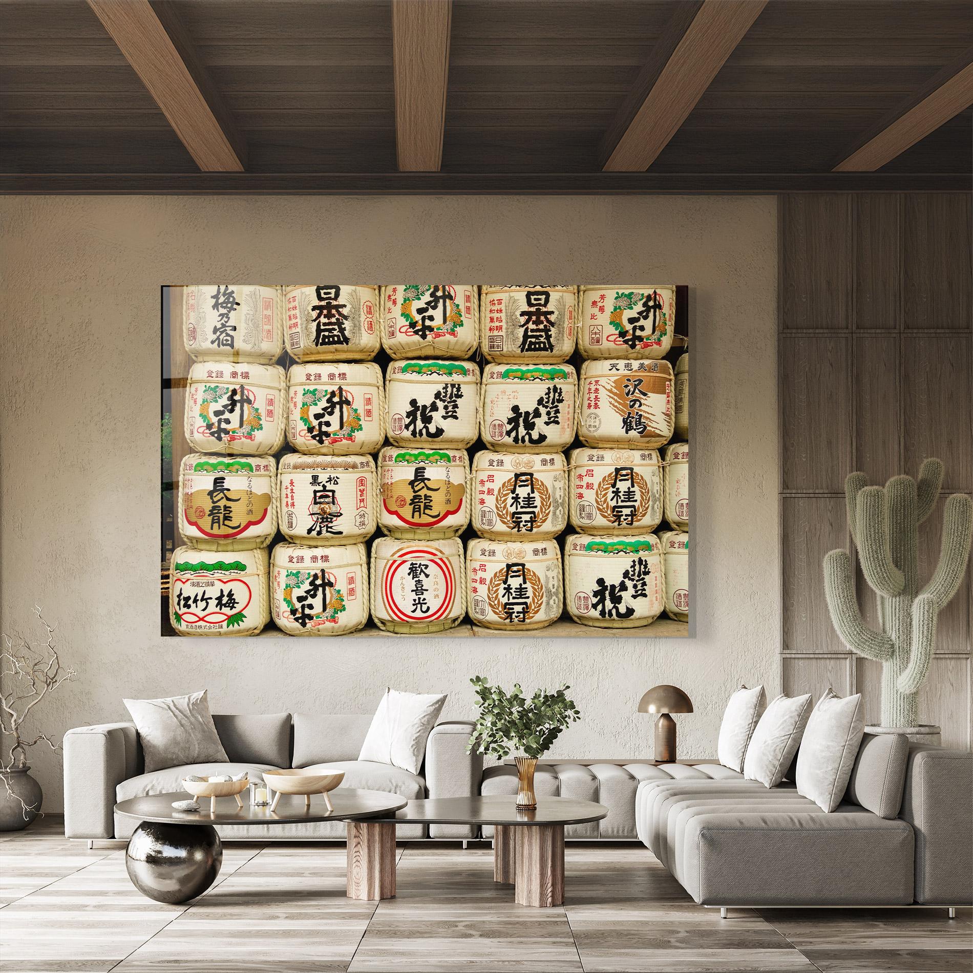 Glasbild Meiji Jingu Shrine mockup 8