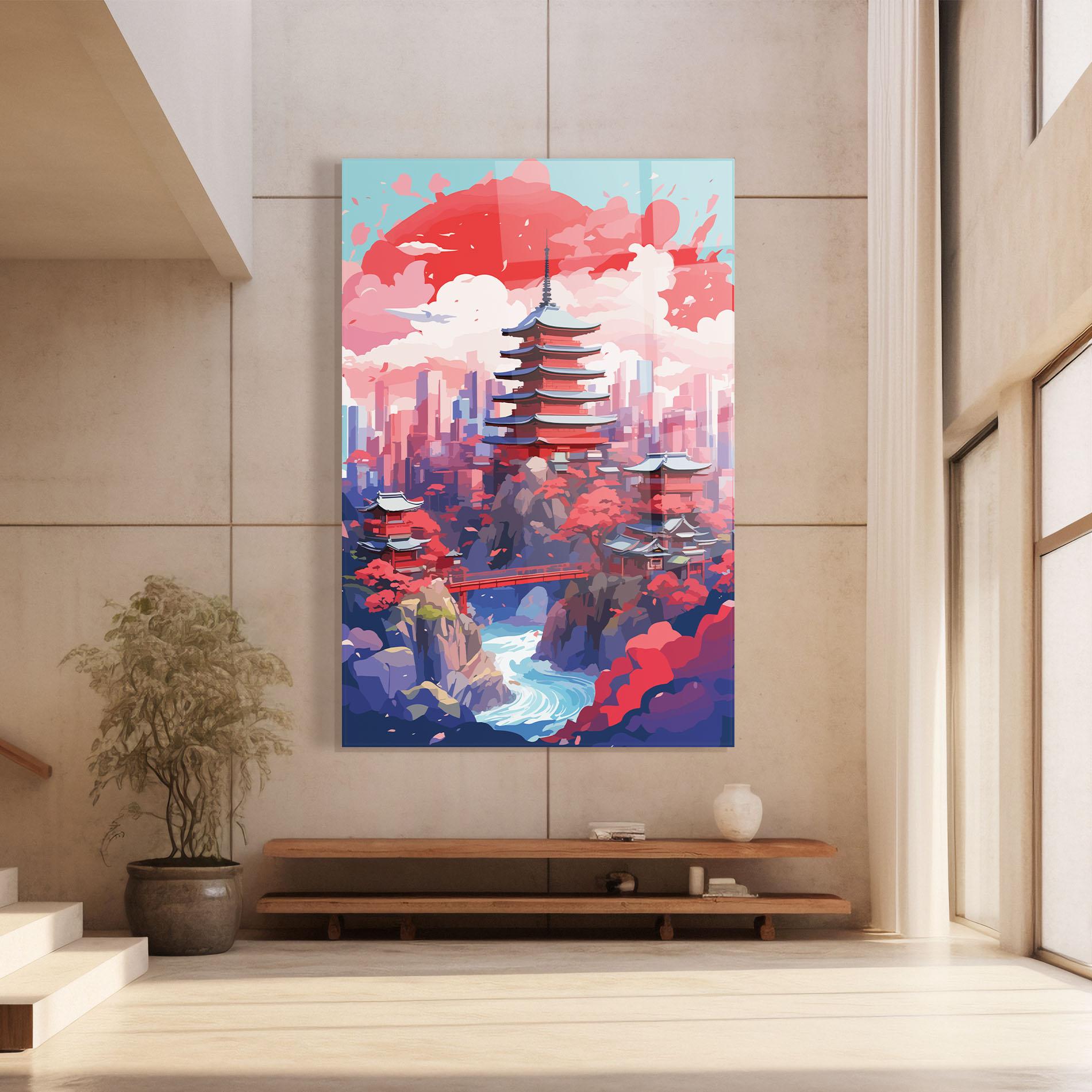 Glasbild City Style Art mockup 8