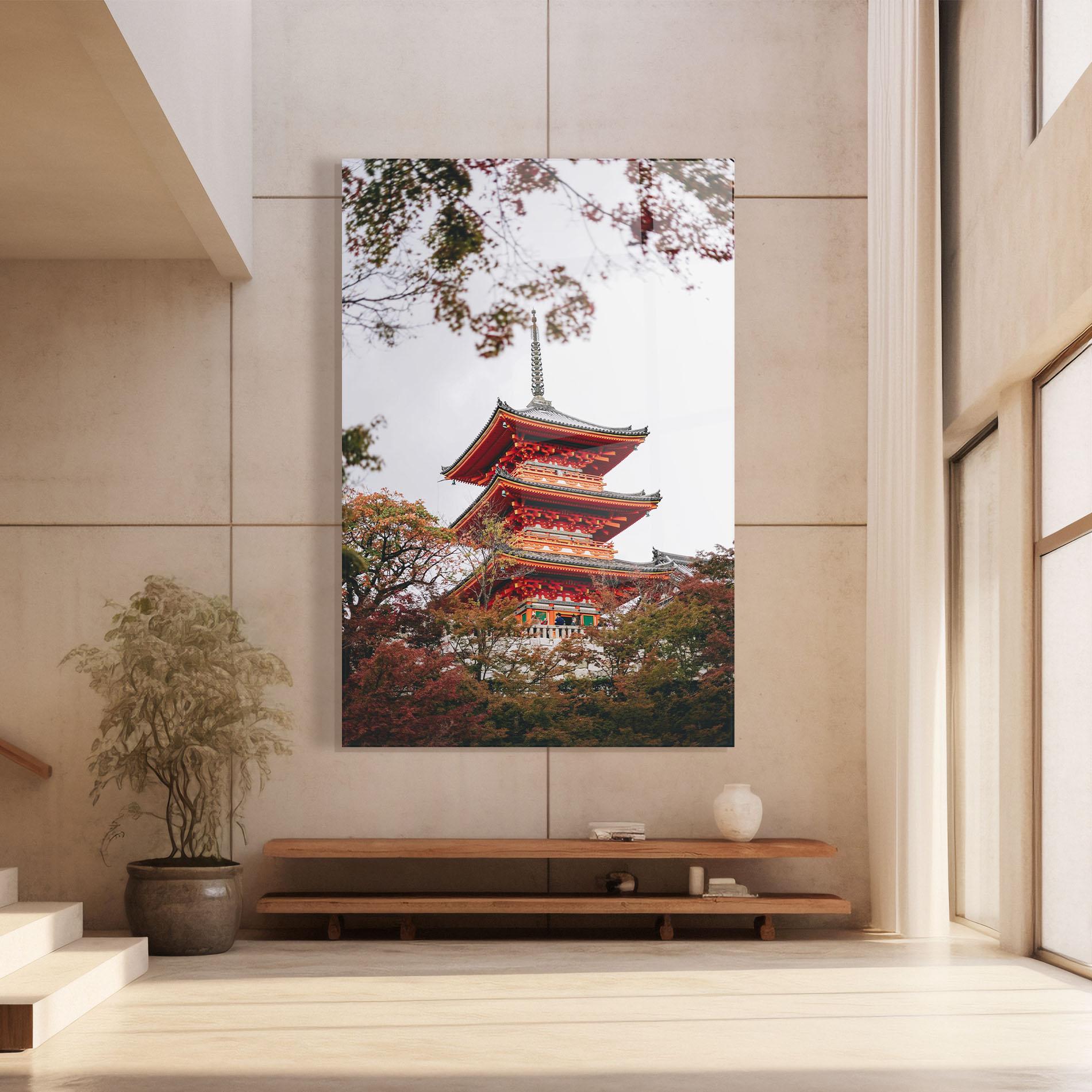 Glasbild Kiyomizu Dera mockup 8