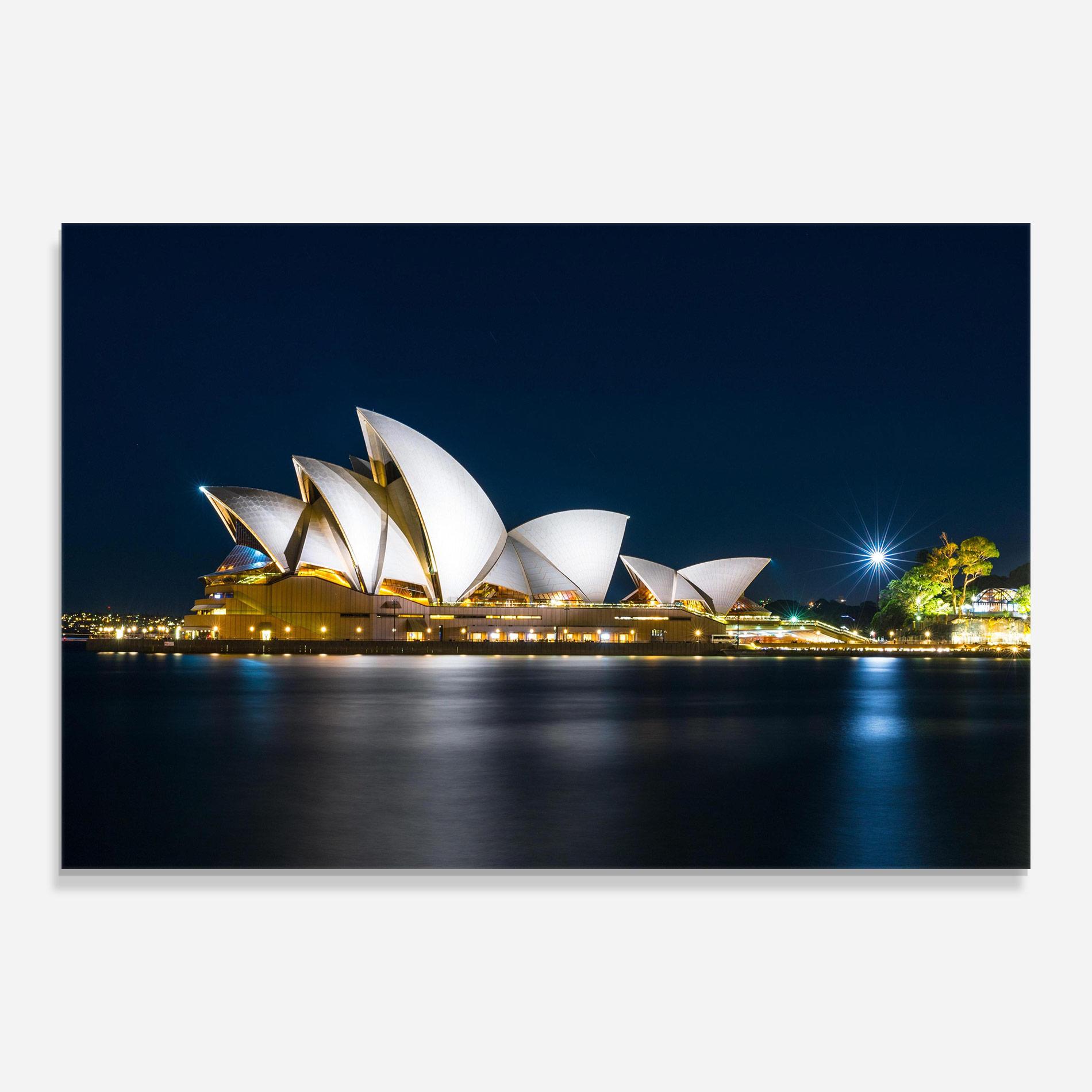 Glasbild Shiny Opera House mockup 0
