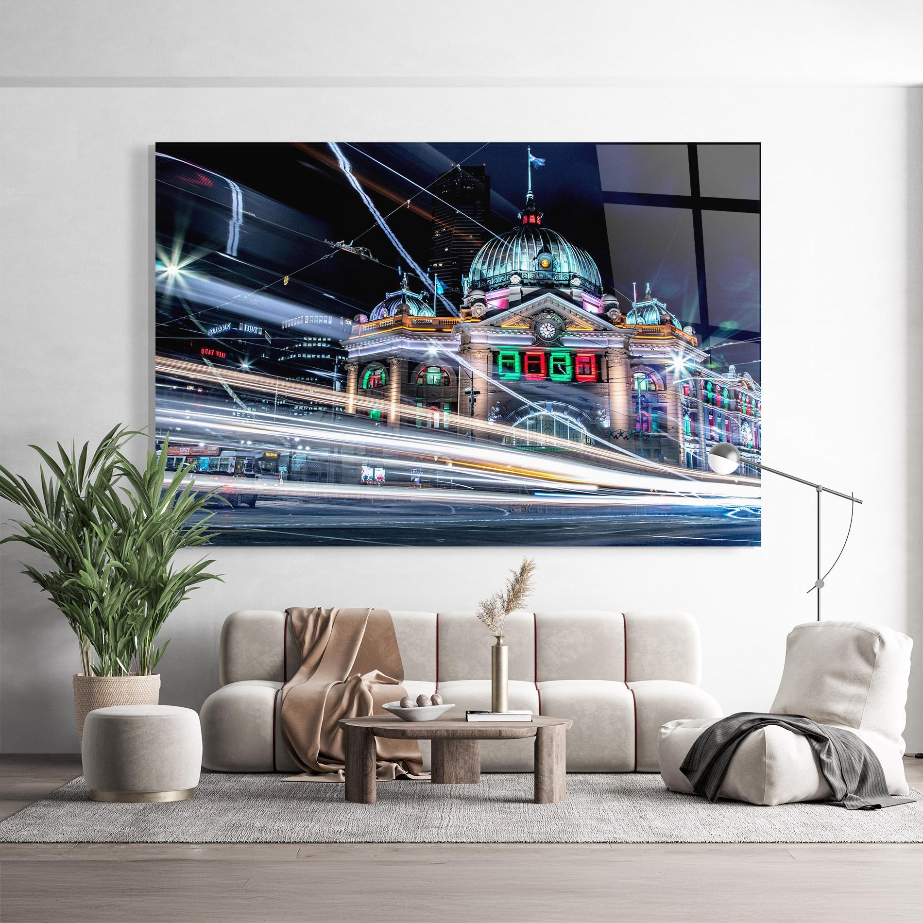 Glasbild Night Move View mockup 9