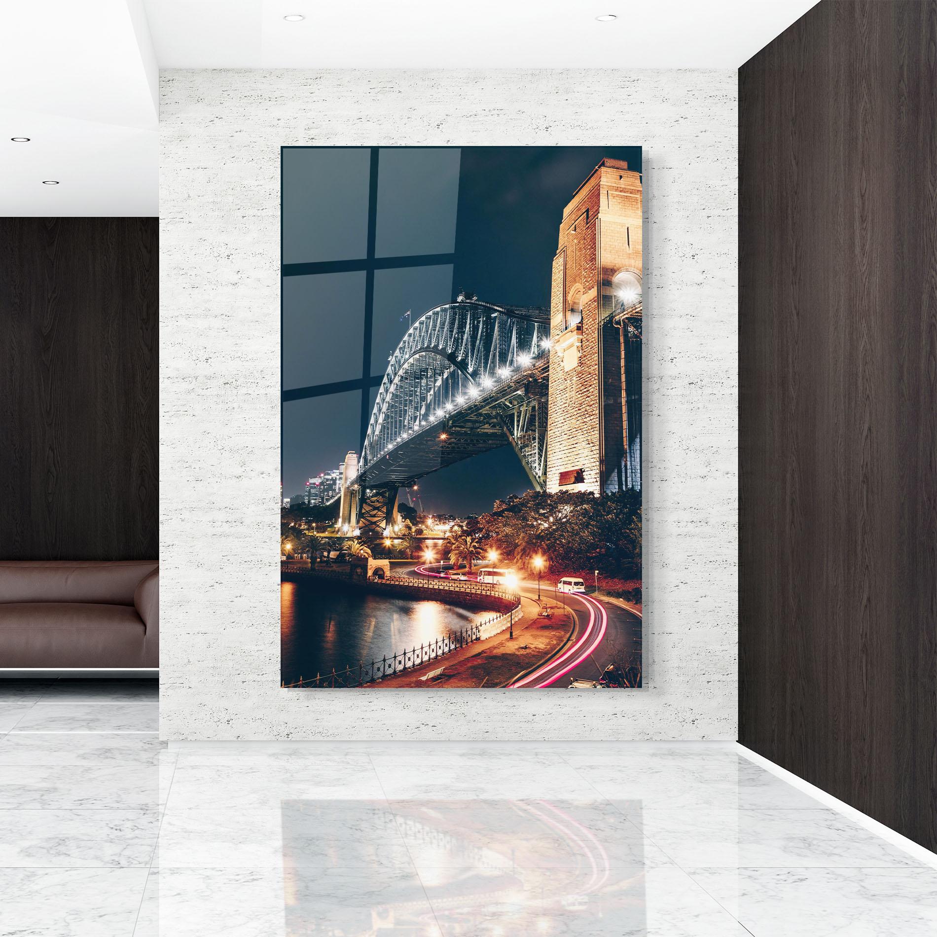 Glasbild Sydney Harbour Bridge mockup 9