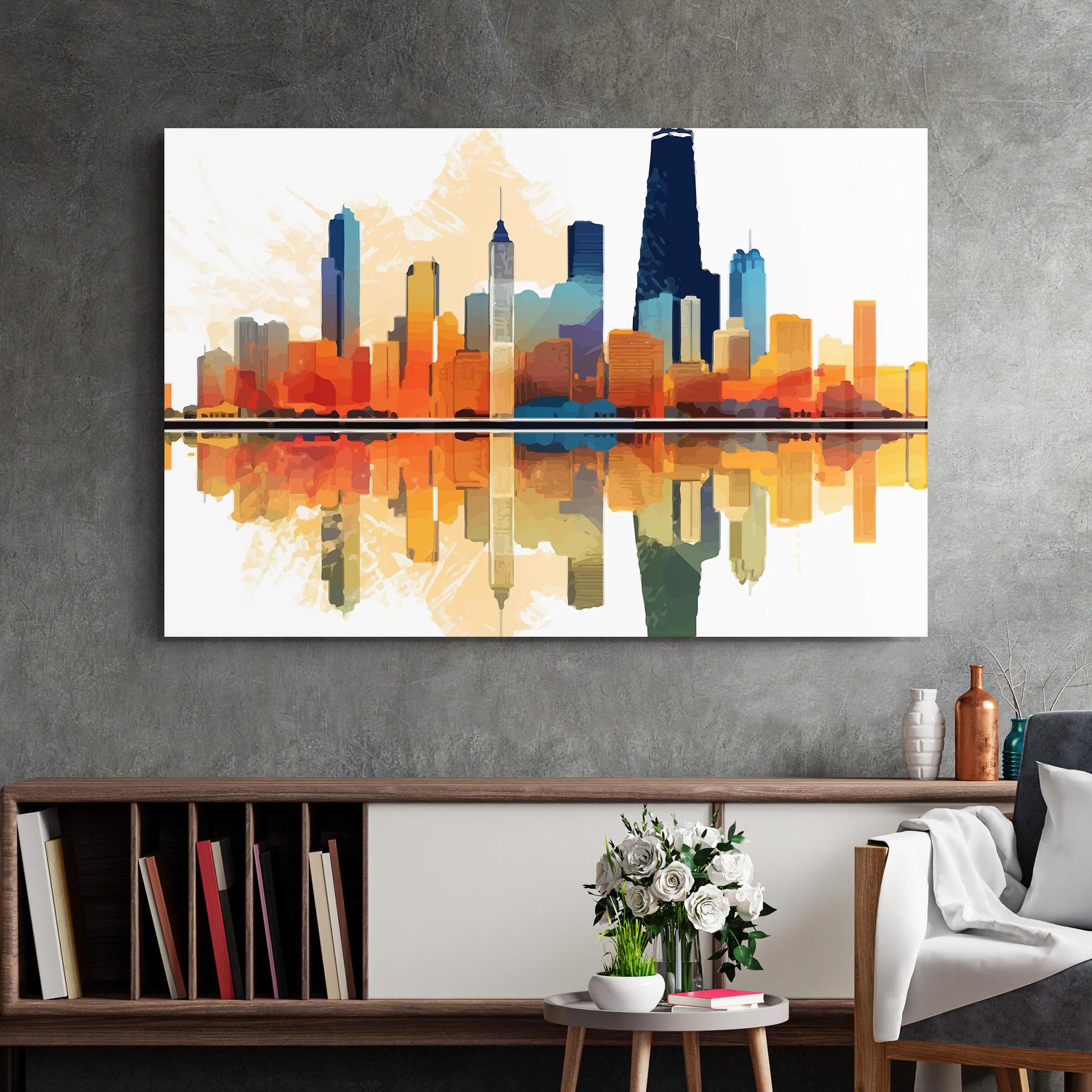 Glasbild Australian River mockup 2