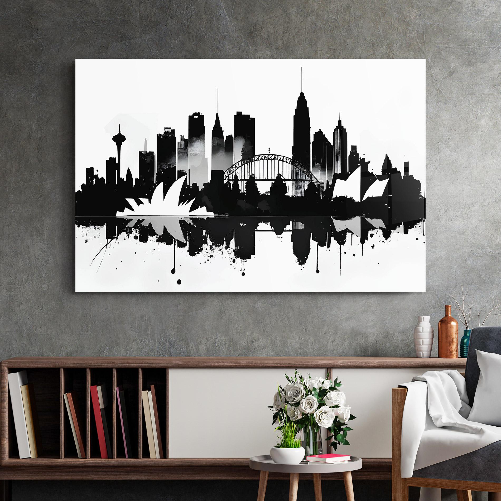 Glasbild Opera House Art mockup 2