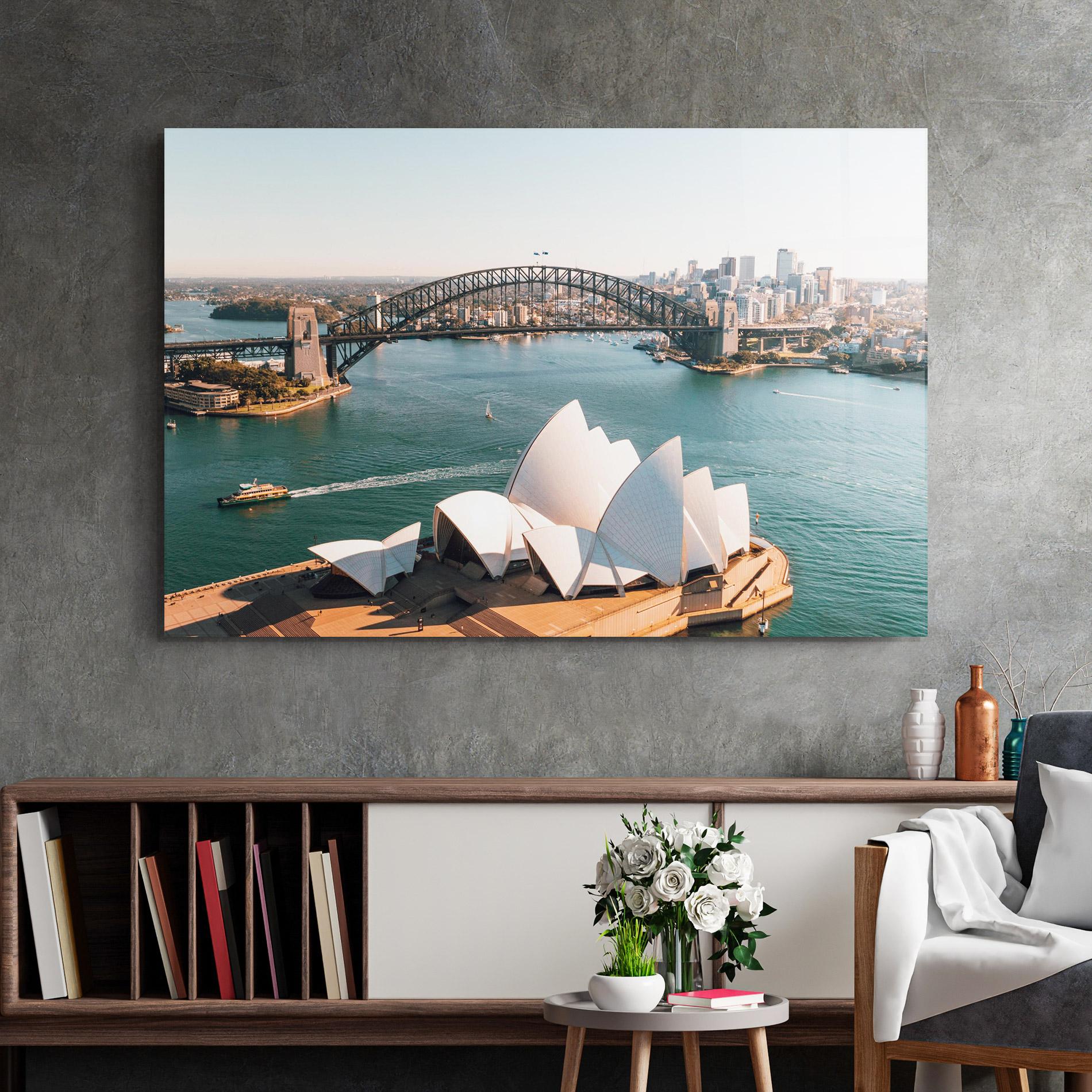 Glasbild Sydney View mockup 2