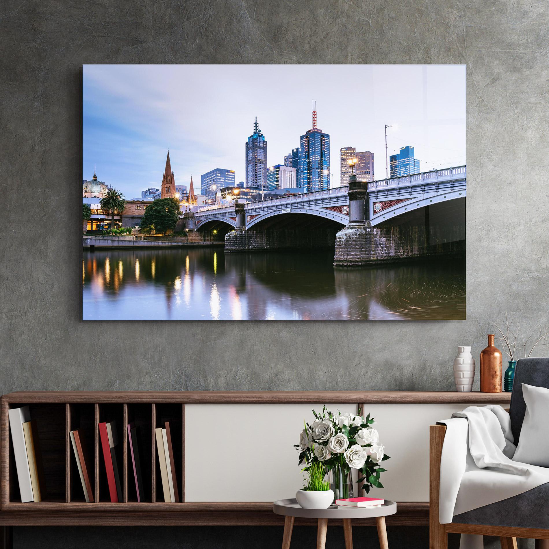 Glasbild Yarra River mockup 2