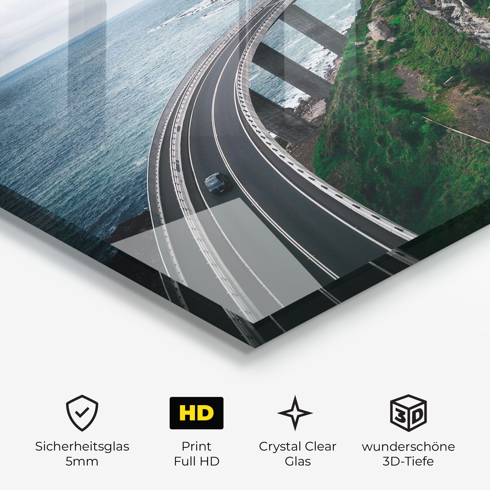 Road Cloudy Day mockup 3