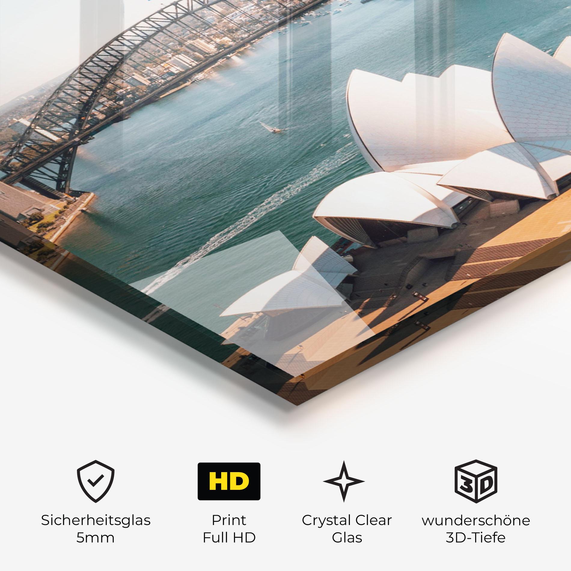 Glasbild Sydney View mockup 3